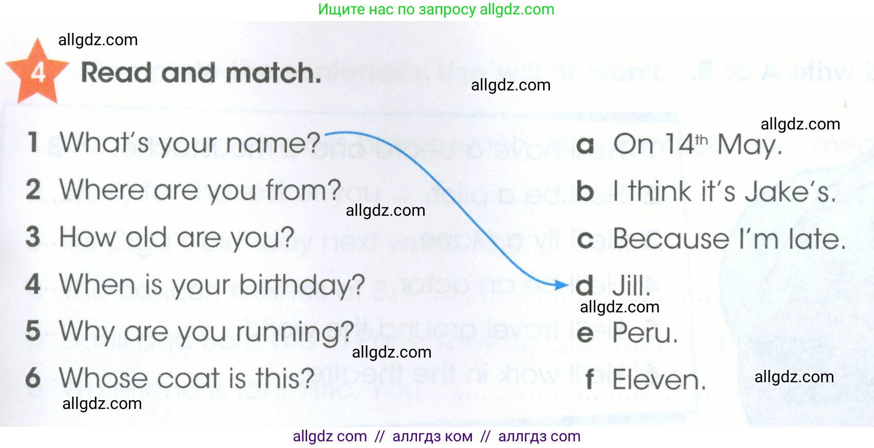Английский язык (english), 4 класс Рабочая тетрадь (workbook), авторы: Баранова Ксения Михайловна (Baranova Ksenia), Бадулина Ольга Ивановна, Копылова Виктория Викторовна (Kopylova Victoria), Мильруд Радислав Петрович (Millrood Radislav), Эванс Вирджиния (Evans Virginia), издательство Просвещение, Москва, 2023, оранжевого цвета, Часть ( Part) 2, страница 37, номер 4, Условие