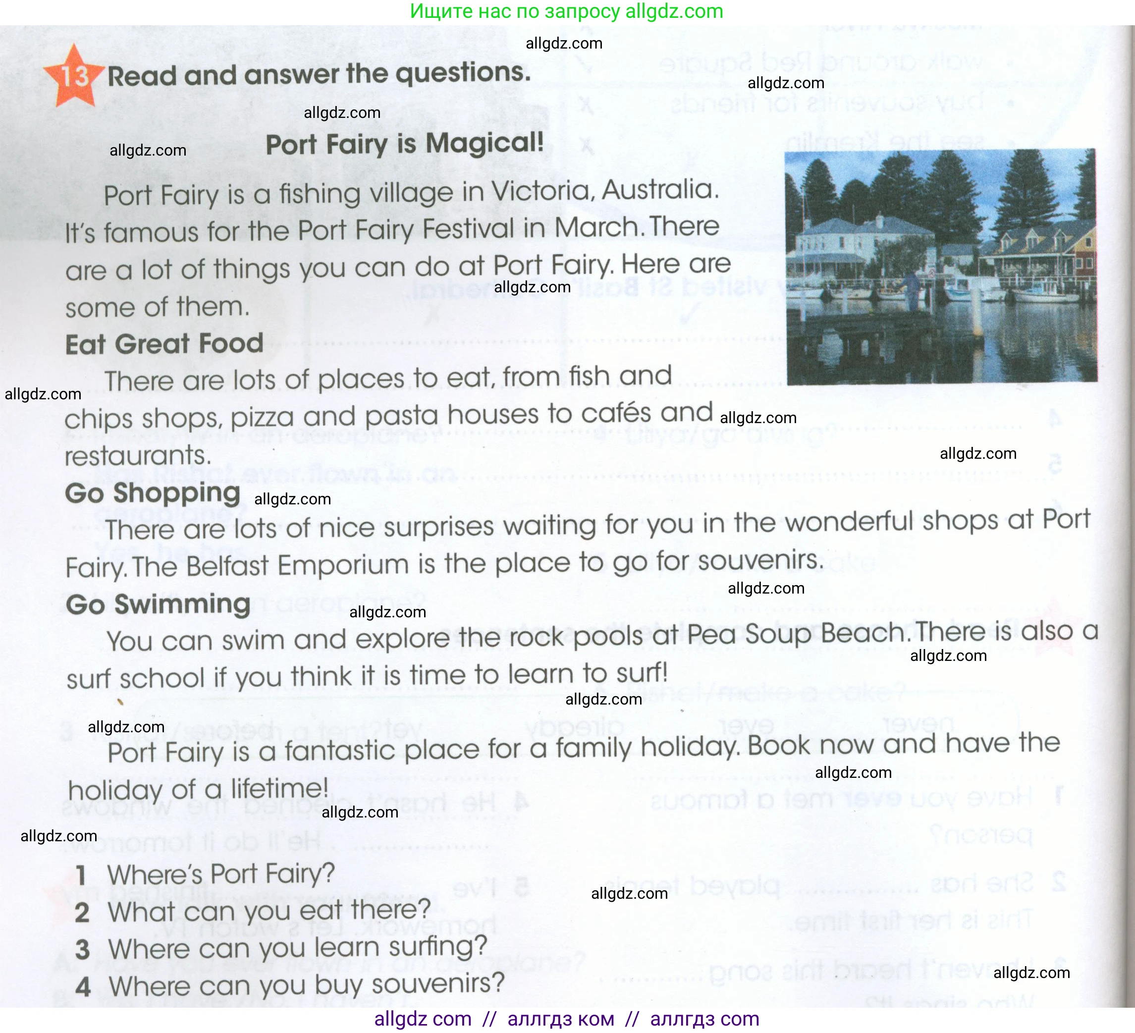 Английский язык (english), 4 класс Рабочая тетрадь (workbook), авторы: Баранова Ксения Михайловна (Baranova Ksenia), Бадулина Ольга Ивановна, Копылова Виктория Викторовна (Kopylova Victoria), Мильруд Радислав Петрович (Millrood Radislav), Эванс Вирджиния (Evans Virginia), издательство Просвещение, Москва, 2023, оранжевого цвета, Часть ( Part) 2, страница 50, номер 13, Условие