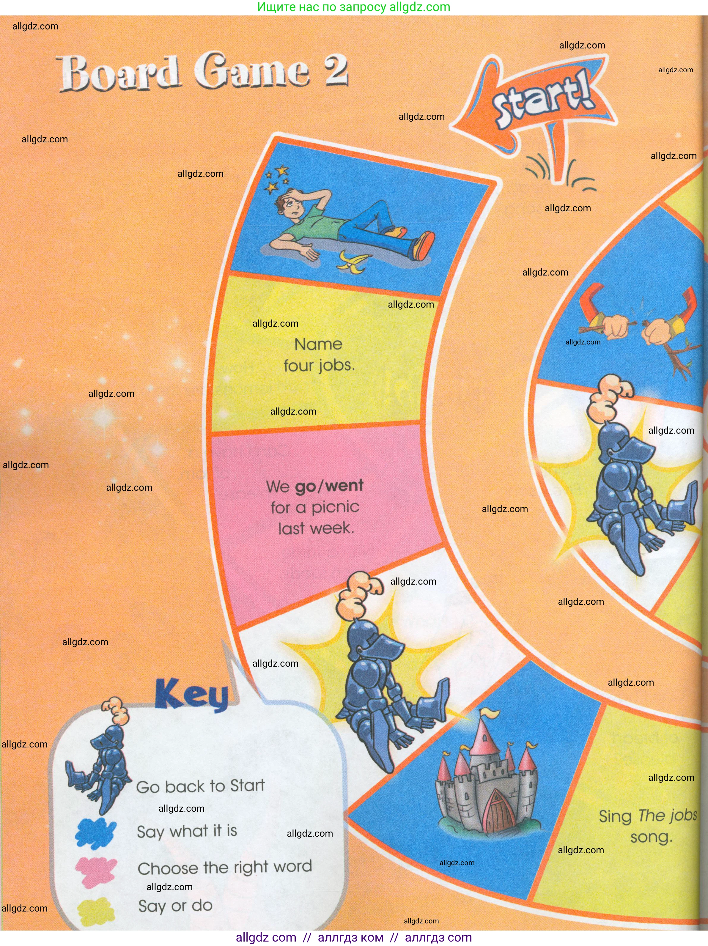 Английский язык (english), 4 класс Рабочая тетрадь (workbook), авторы: Баранова Ксения Михайловна (Baranova Ksenia), Бадулина Ольга Ивановна, Копылова Виктория Викторовна (Kopylova Victoria), Мильруд Радислав Петрович (Millrood Radislav), Эванс Вирджиния (Evans Virginia), издательство Просвещение, Москва, 2023, оранжевого цвета, Часть ( Part) 2, страница 58, номер 2, Условие