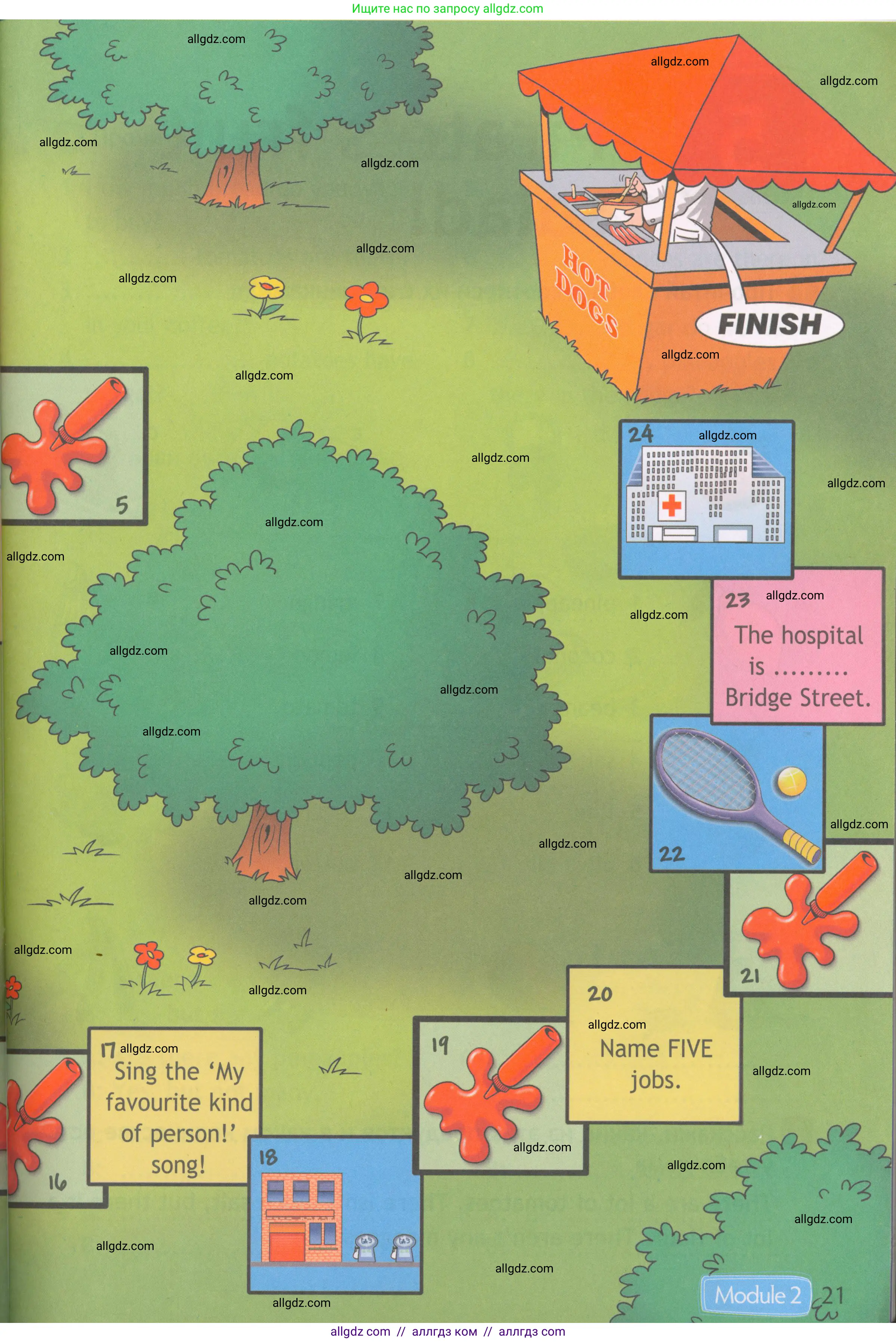 Английский язык (english), 4 класс Рабочая тетрадь (workbook), авторы: Быкова Надежда Ильинична (Bykova Nadezhda), Дули Дженни (Dooley Jenny), Поспелова Марина Давидовна (Pospelova Marina), Эванс Вирджиния (Evans Virginia), издательство Просвещение, Москва, 2023, красного цвета, страница 21