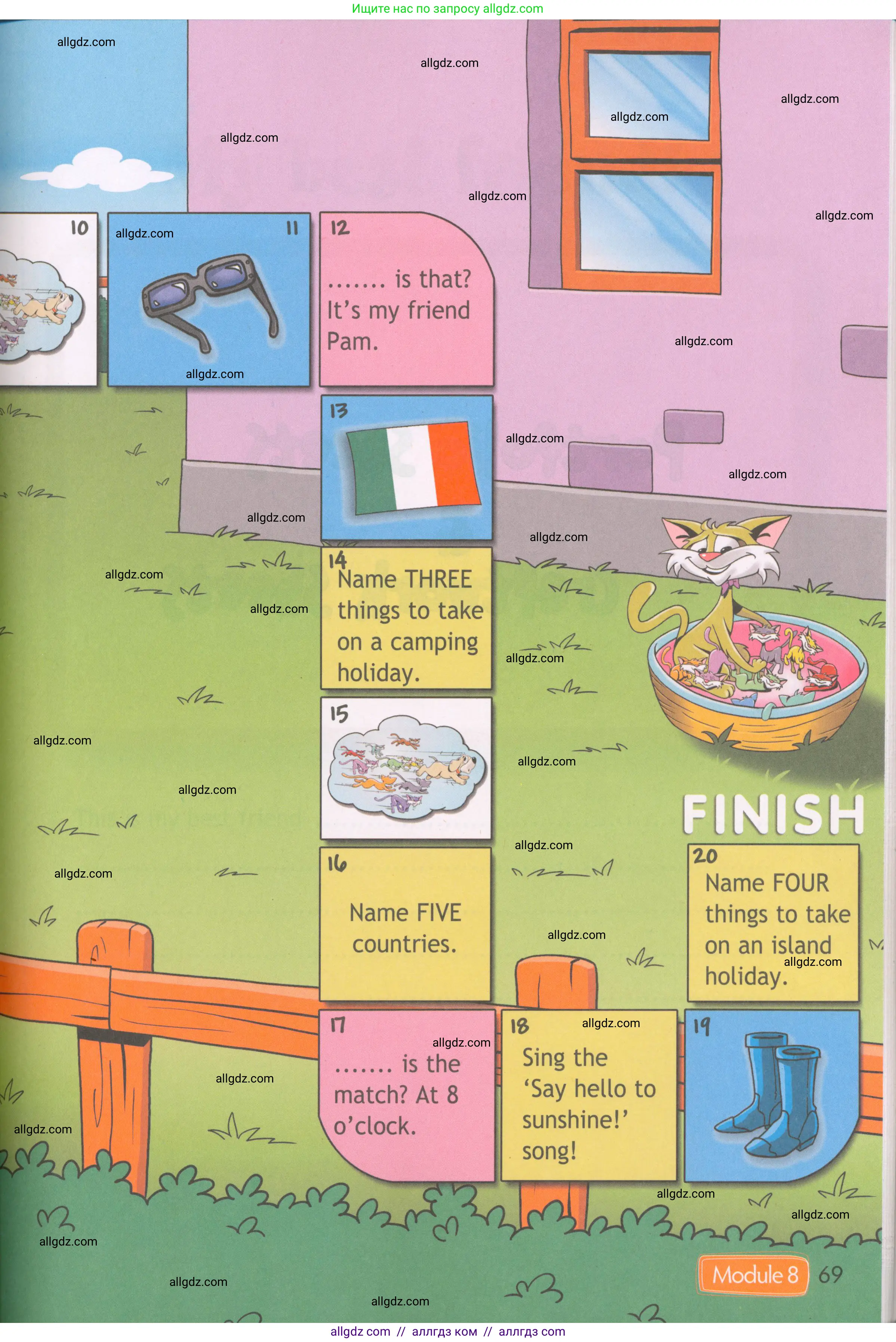 Английский язык (english), 4 класс Рабочая тетрадь (workbook), авторы: Быкова Надежда Ильинична (Bykova Nadezhda), Дули Дженни (Dooley Jenny), Поспелова Марина Давидовна (Pospelova Marina), Эванс Вирджиния (Evans Virginia), издательство Просвещение, Москва, 2023, красного цвета, страница 69