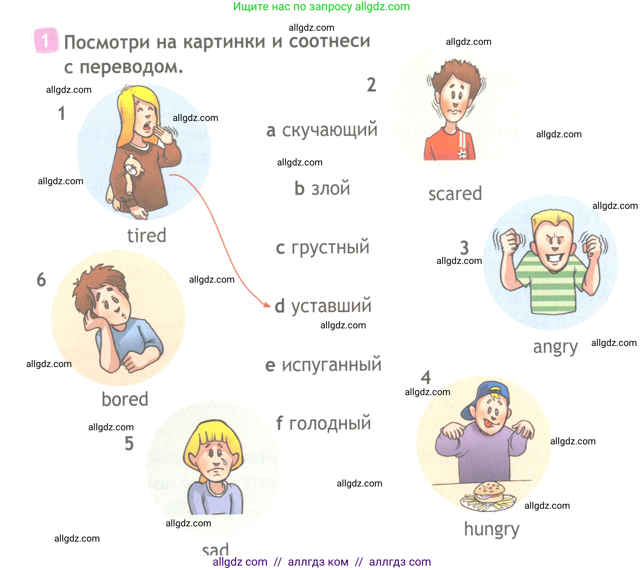 Английский язык (english), 4 класс Рабочая тетрадь (workbook), авторы: Быкова Надежда Ильинична (Bykova Nadezhda), Дули Дженни (Dooley Jenny), Поспелова Марина Давидовна (Pospelova Marina), Эванс Вирджиния (Evans Virginia), издательство Просвещение, Москва, 2023, красного цвета, страница 40, номер 1, Условие