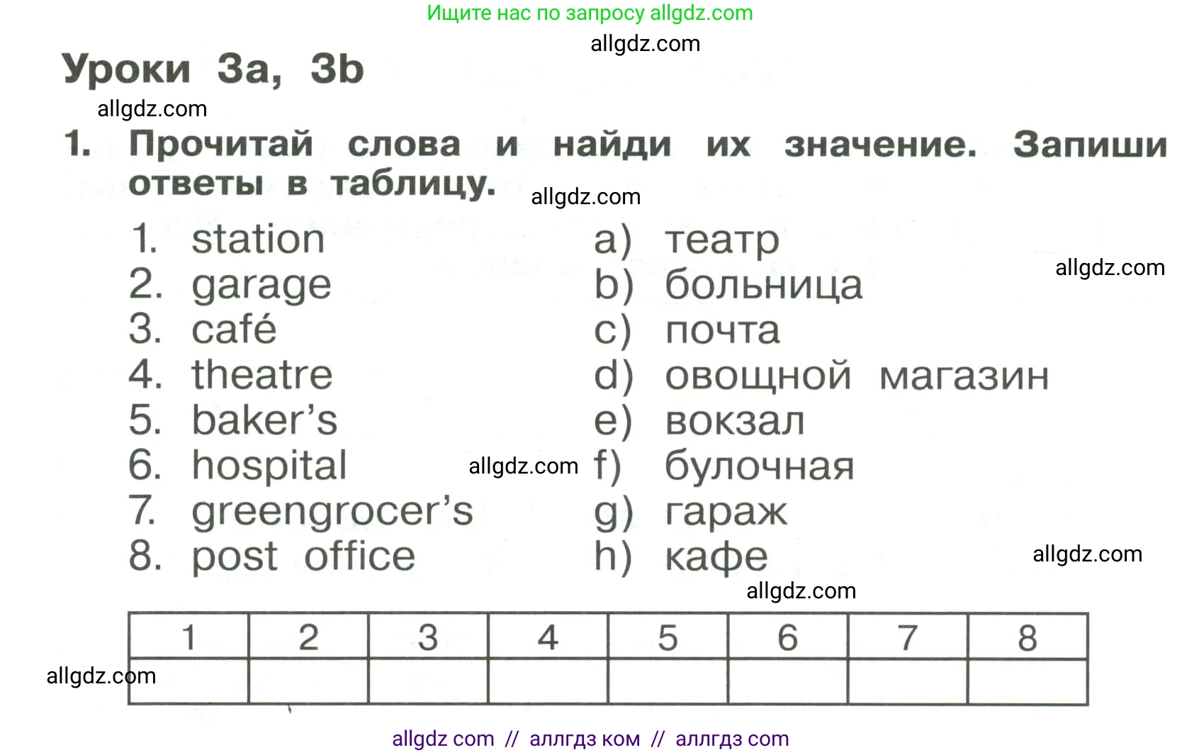 Английский язык (english), 4 класс Сборник упражнений, авторы: Быкова Надежда Ильинична (Bykova Nadezhda), Поспелова Марина Давидовна (Pospelova Marina), издательство Просвещение, Москва, 2023, оранжевого цвета, страница 36, номер 1, Условие