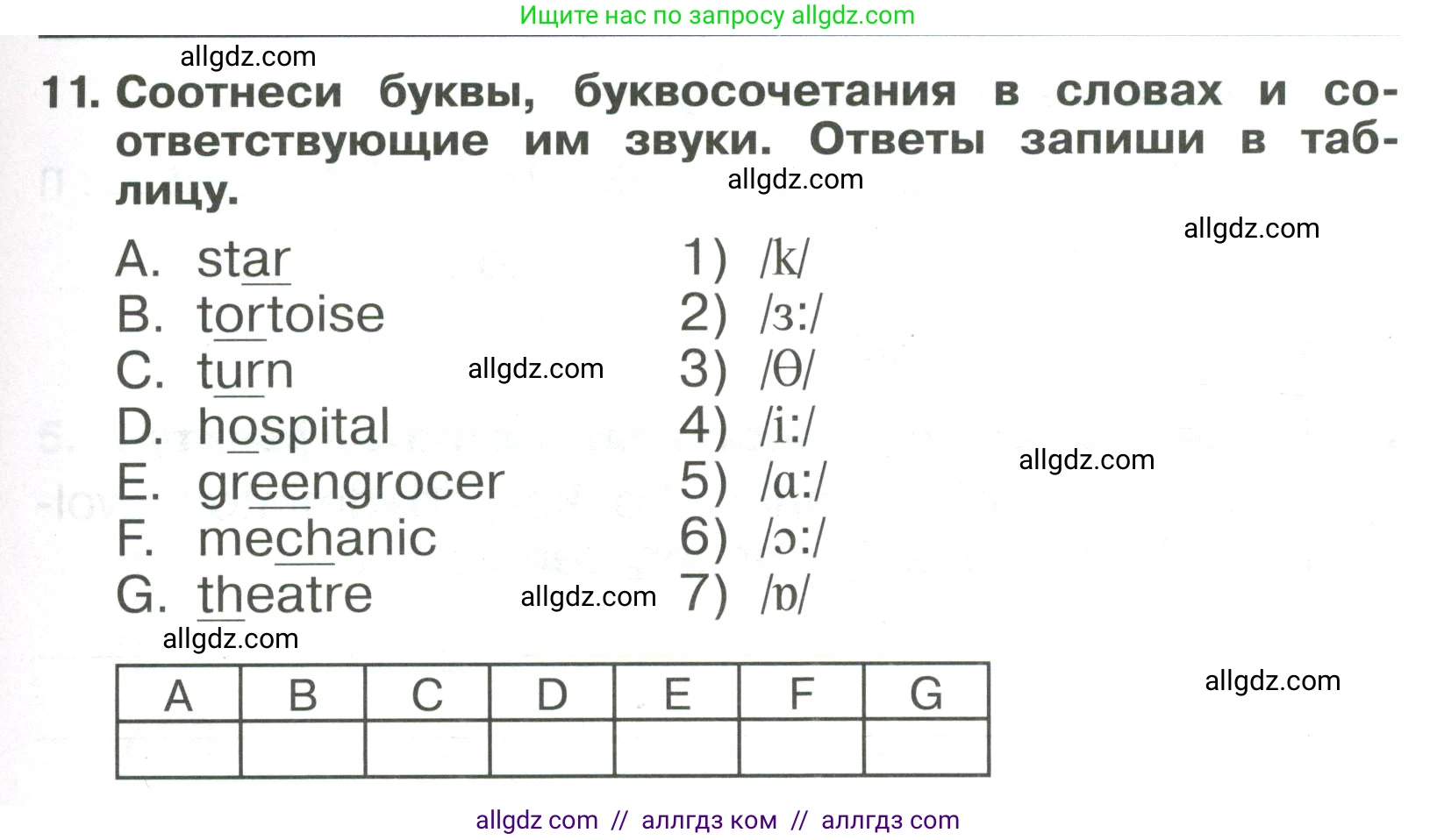 Английский язык (english), 4 класс Сборник упражнений, авторы: Быкова Надежда Ильинична (Bykova Nadezhda), Поспелова Марина Давидовна (Pospelova Marina), издательство Просвещение, Москва, 2023, оранжевого цвета, страница 41, номер 11, Условие
