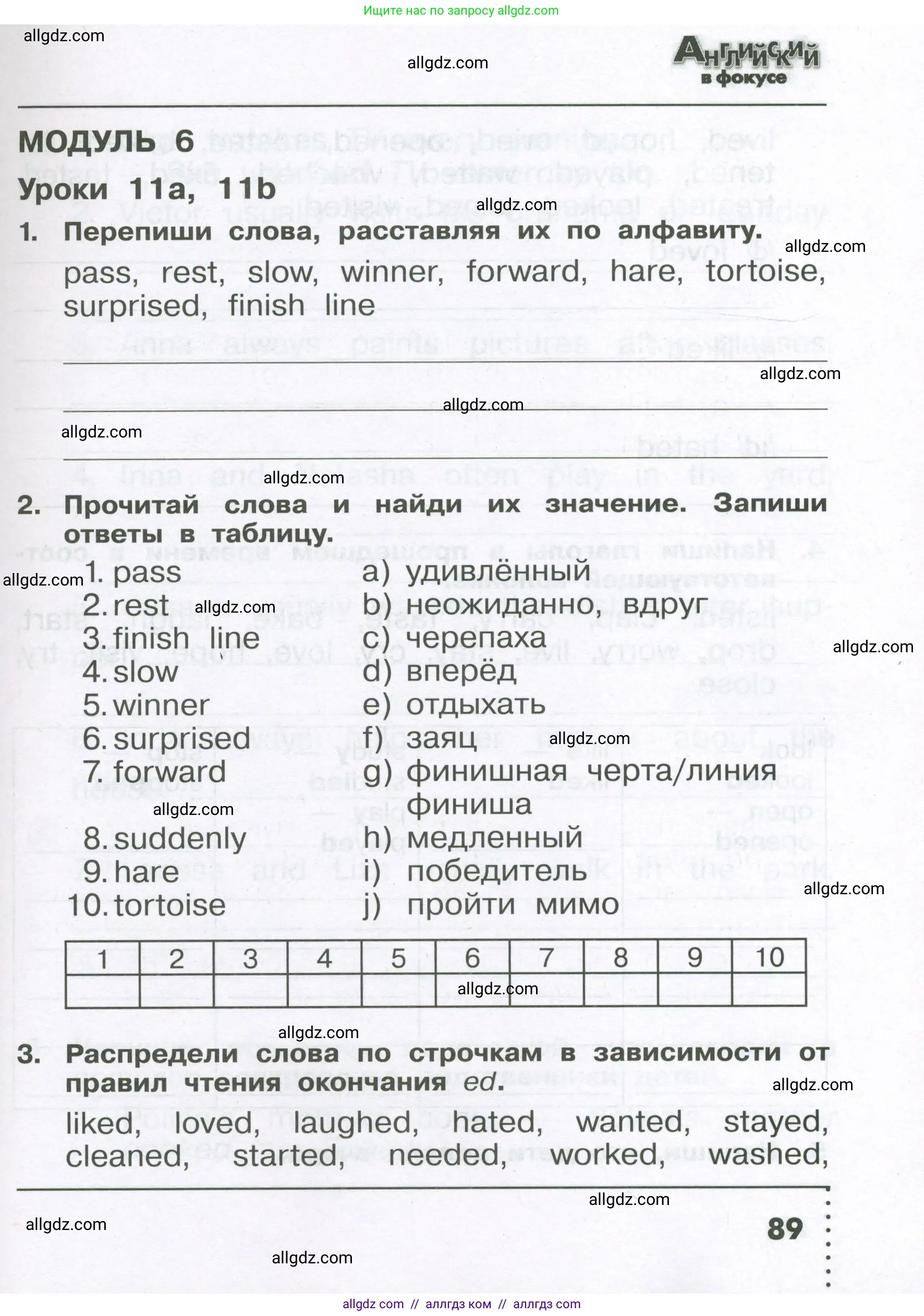 Английский язык (english), 4 класс Сборник упражнений, авторы: Быкова Надежда Ильинична (Bykova Nadezhda), Поспелова Марина Давидовна (Pospelova Marina), издательство Просвещение, Москва, 2023, оранжевого цвета, страница 89