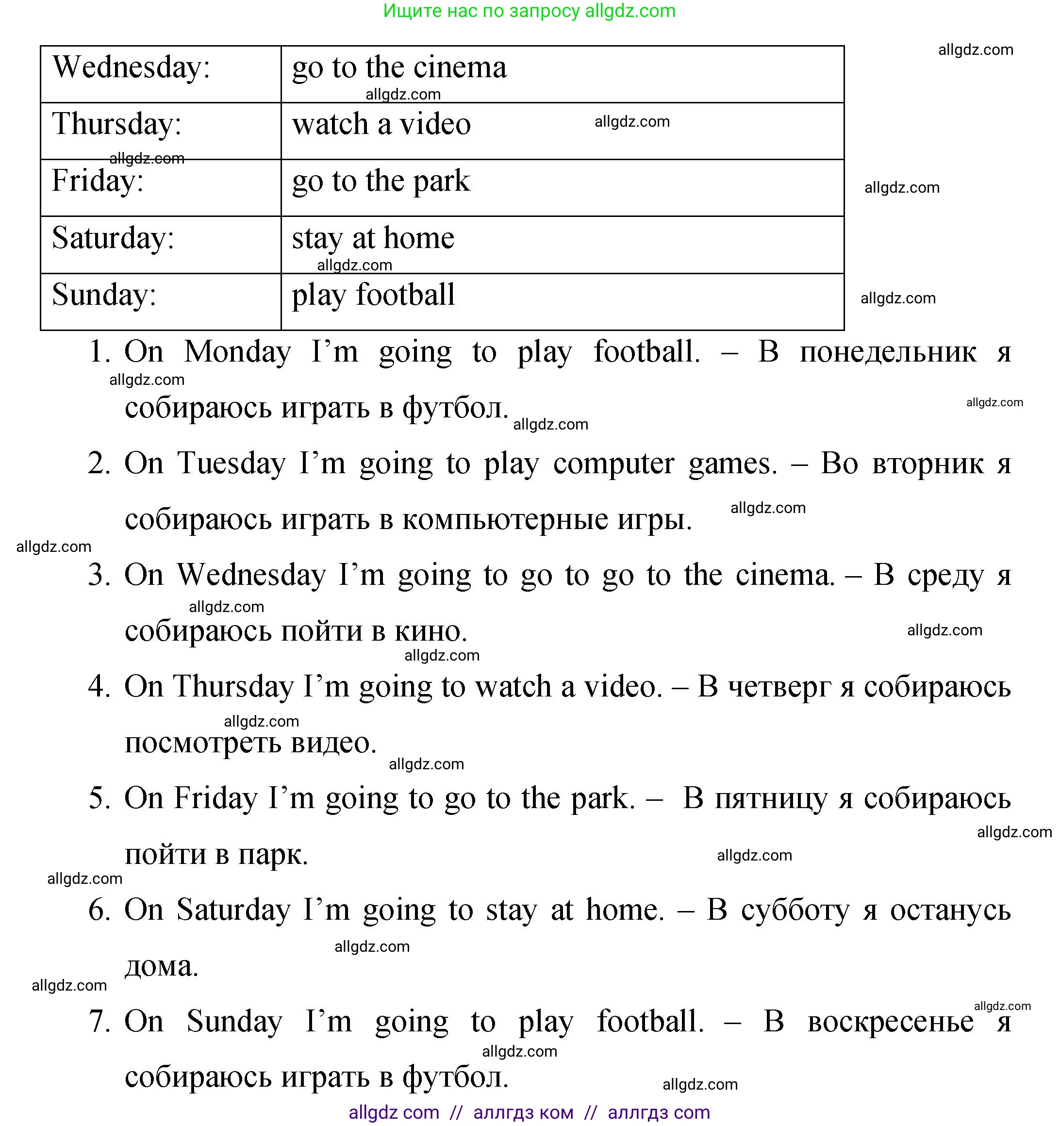 Английский язык (english), 4 класс Сборник упражнений, авторы: Быкова Надежда Ильинична (Bykova Nadezhda), Поспелова Марина Давидовна (Pospelova Marina), издательство Просвещение, Москва, 2023, оранжевого цвета, страница 122, номер 4, Решение 1 (продолжение 3)