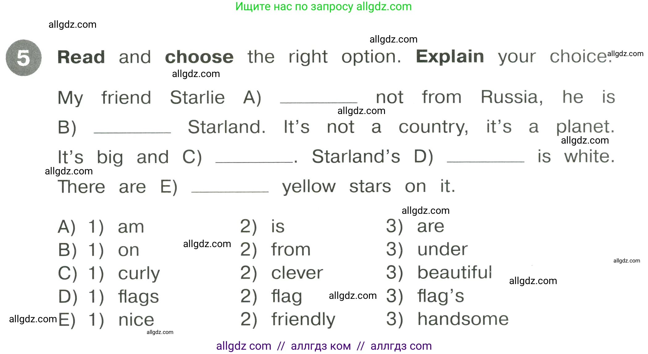 Английский язык (english), 4 класс Сборник упражнений, автор: Котова Марина Петровна, издательство Просвещение, Москва, 2023, белого цвета, страница 4, номер 5, Условие