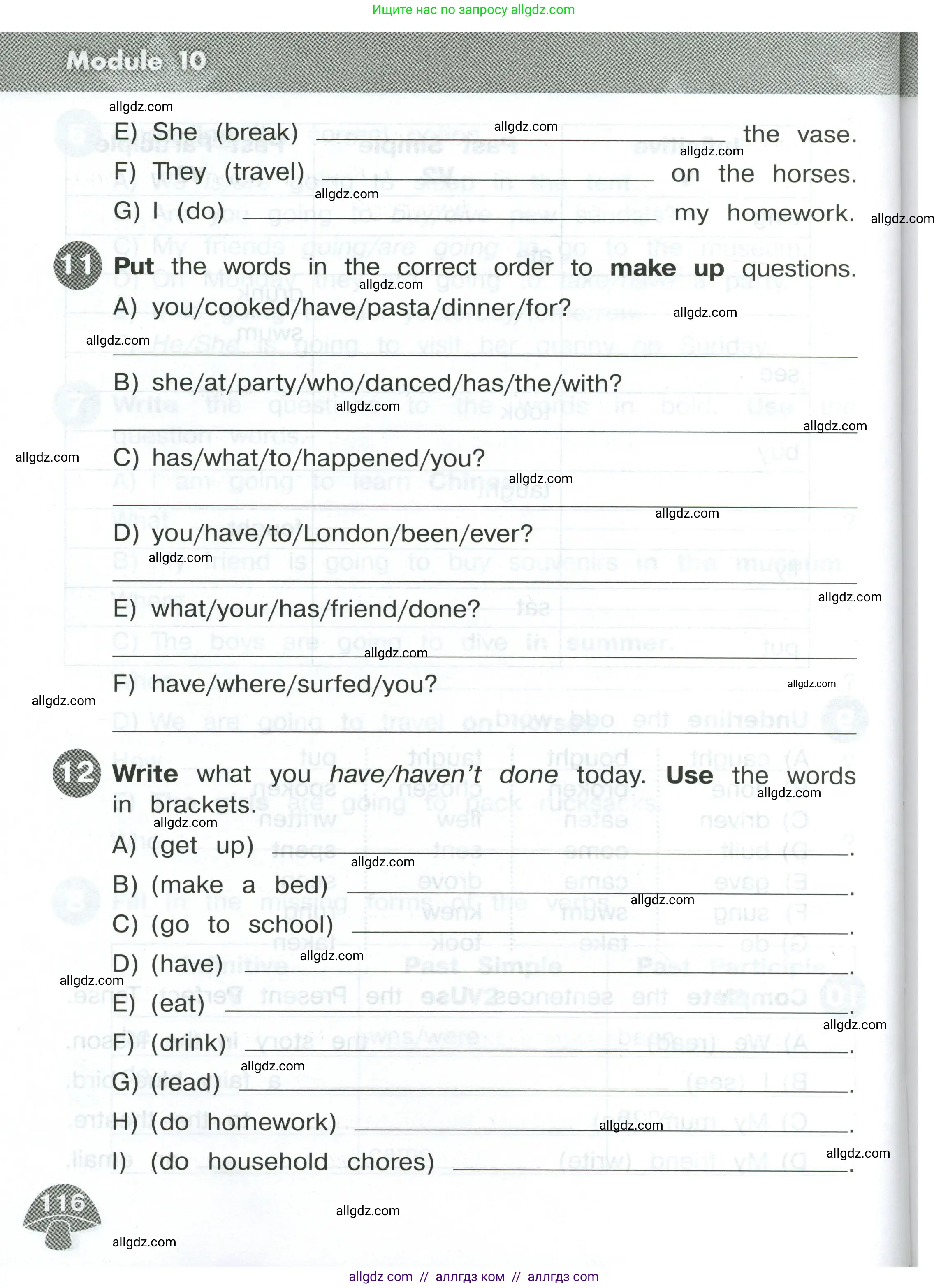 Английский язык (english), 4 класс Сборник упражнений, автор: Котова Марина Петровна, издательство Просвещение, Москва, 2023, белого цвета, страница 116