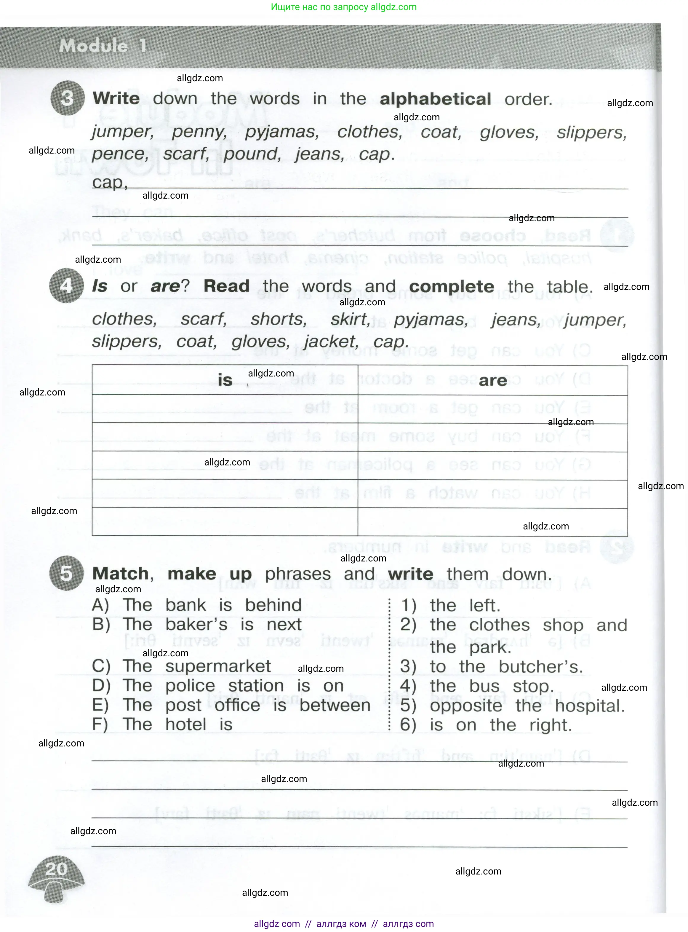Английский язык (english), 4 класс Сборник упражнений, автор: Котова Марина Петровна, издательство Просвещение, Москва, 2023, белого цвета, страница 20