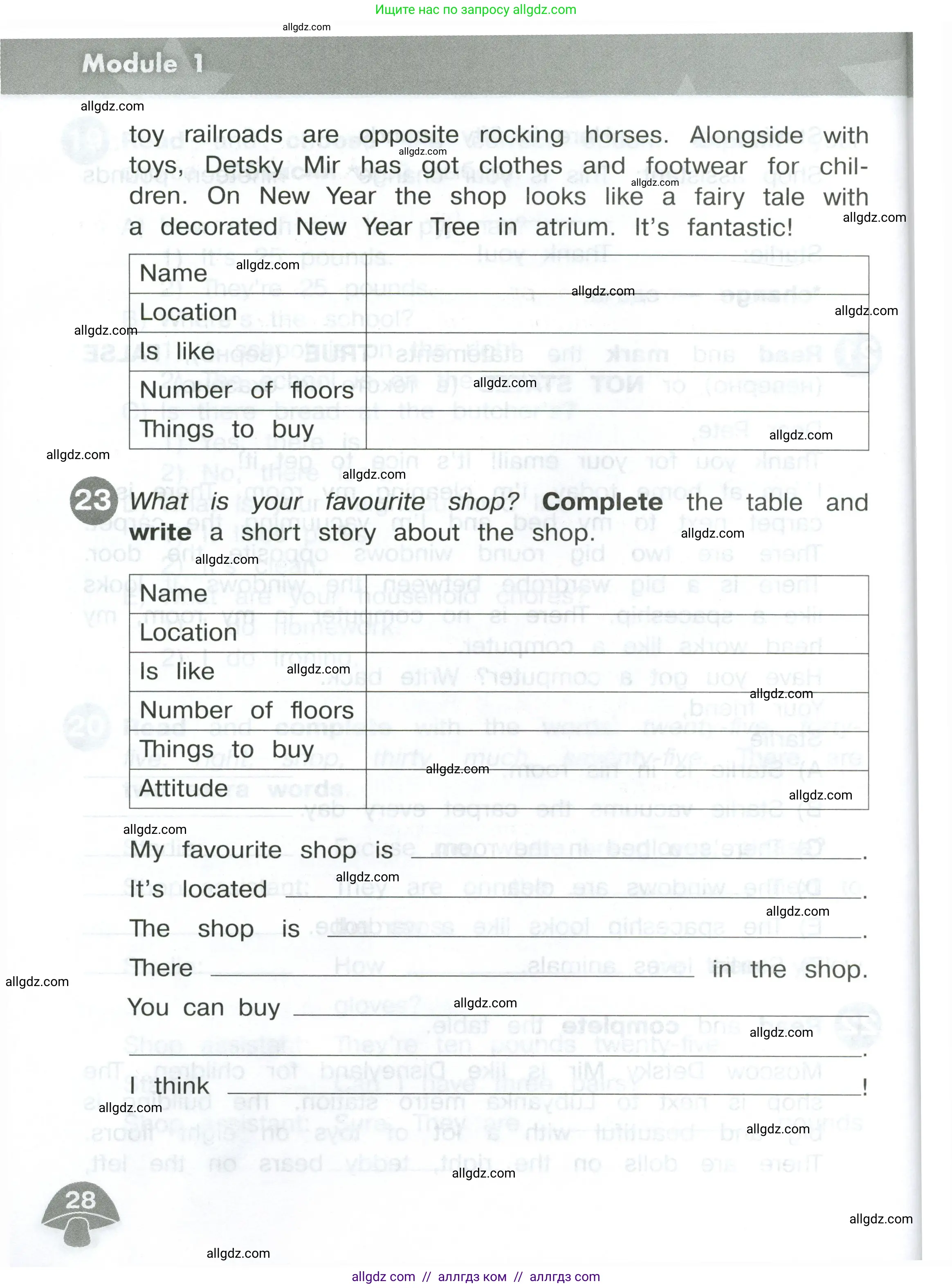 Английский язык (english), 4 класс Сборник упражнений, автор: Котова Марина Петровна, издательство Просвещение, Москва, 2023, белого цвета, страница 28