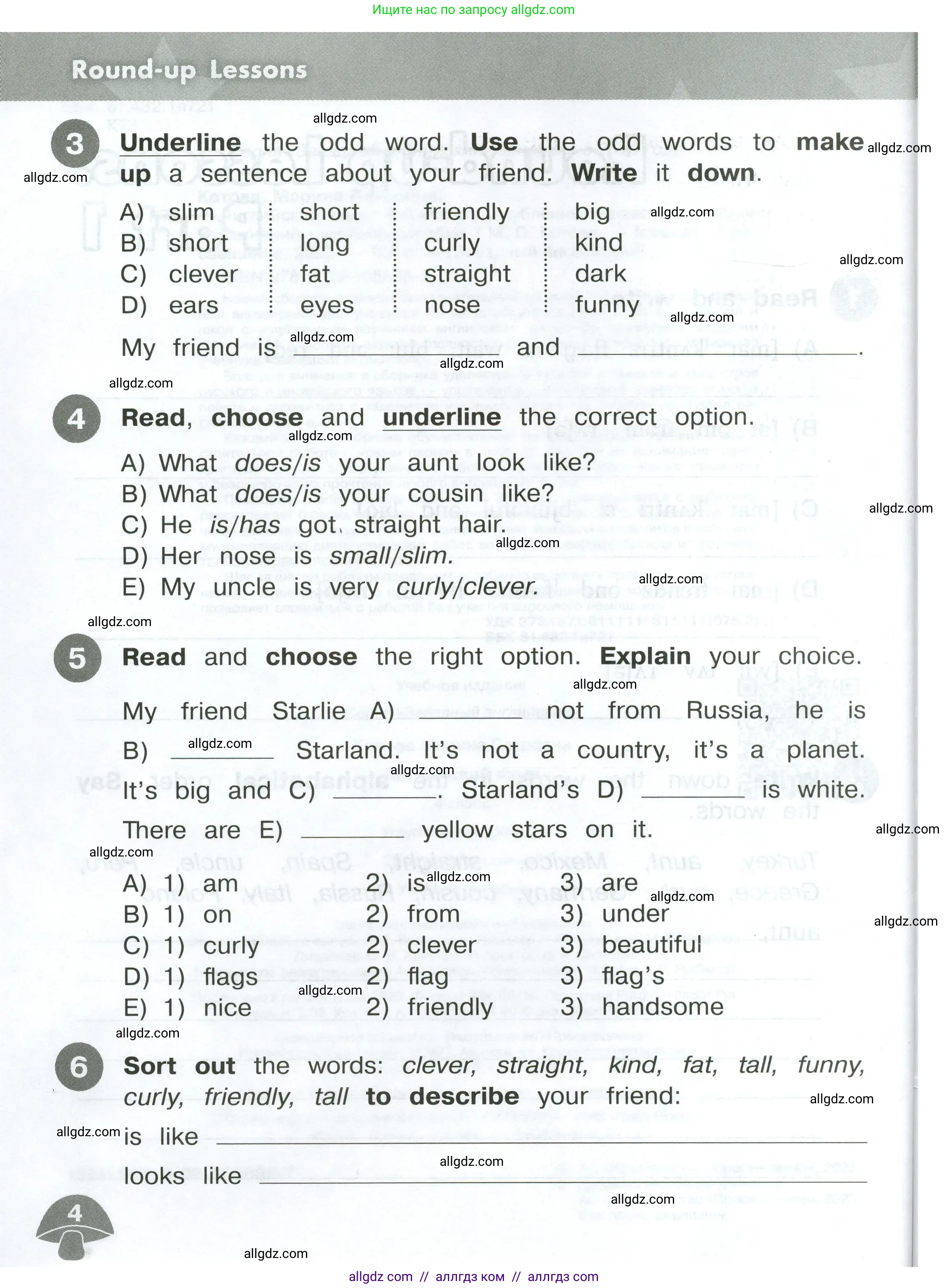 Английский язык (english), 4 класс Сборник упражнений, автор: Котова Марина Петровна, издательство Просвещение, Москва, 2023, белого цвета, страница 4