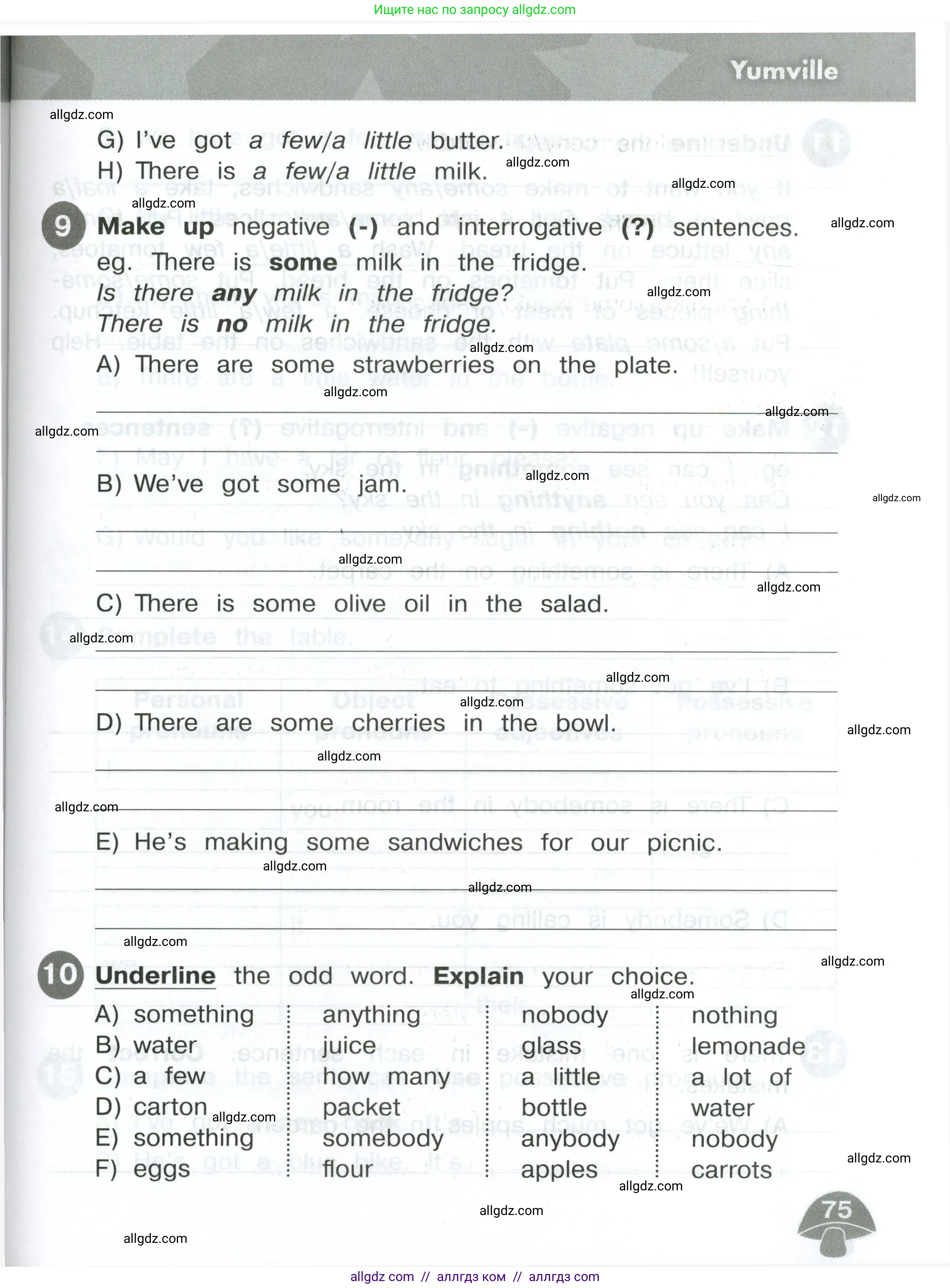 Английский язык (english), 4 класс Сборник упражнений, автор: Котова Марина Петровна, издательство Просвещение, Москва, 2023, белого цвета, страница 75