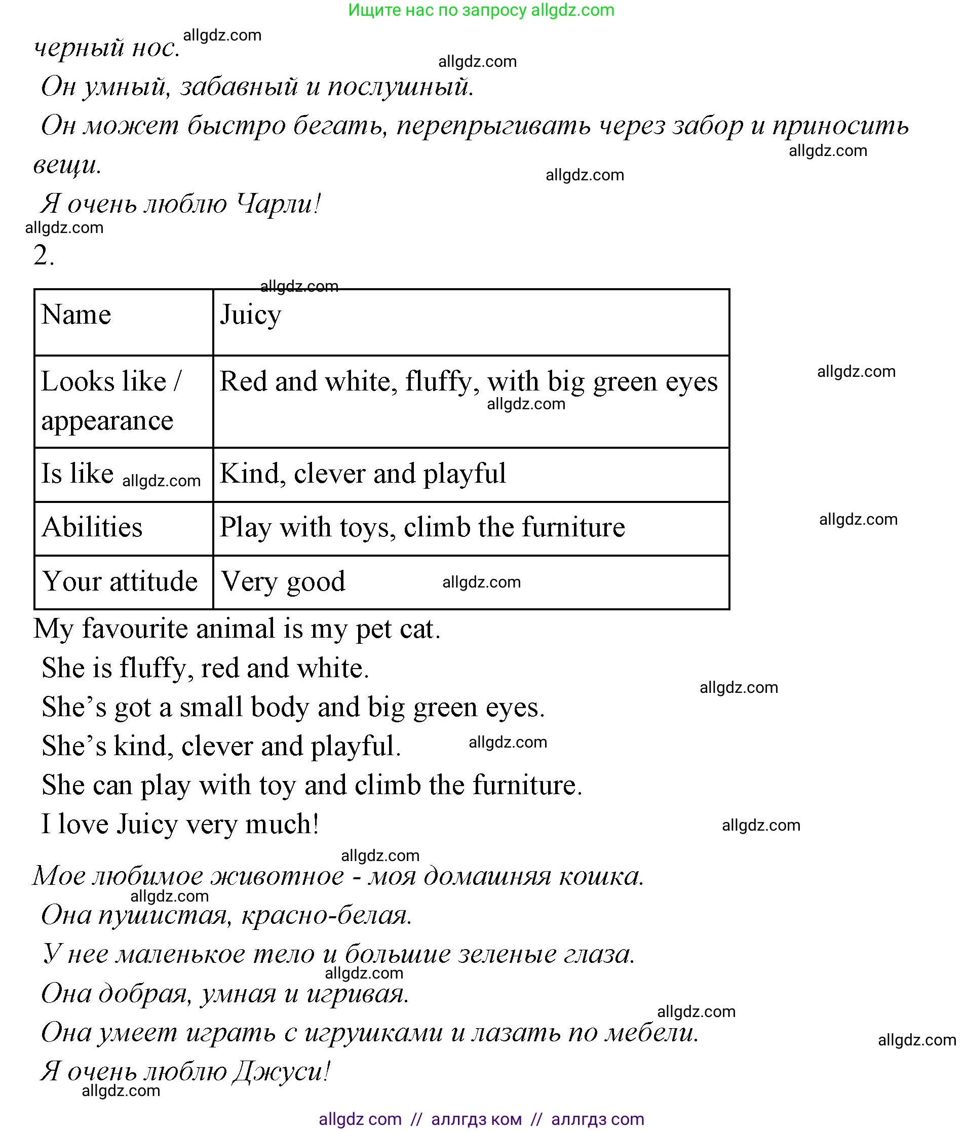 Английский язык (english), 4 класс Сборник упражнений, автор: Котова Марина Петровна, издательство Просвещение, Москва, 2023, белого цвета, страница 17, номер 19, Решение (продолжение 2)