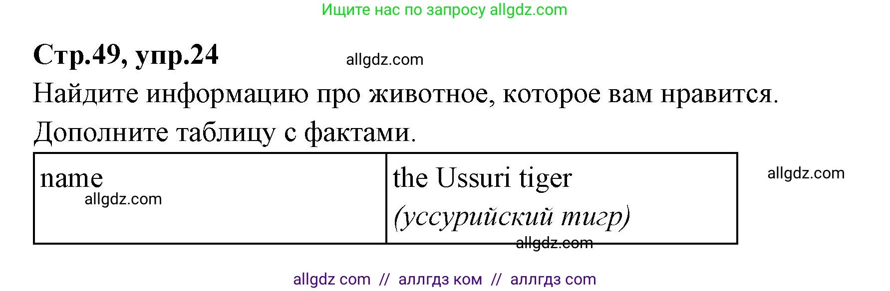Английский язык (english), 4 класс Сборник упражнений, автор: Котова Марина Петровна, издательство Просвещение, Москва, 2023, белого цвета, страница 49, номер 24, Решение