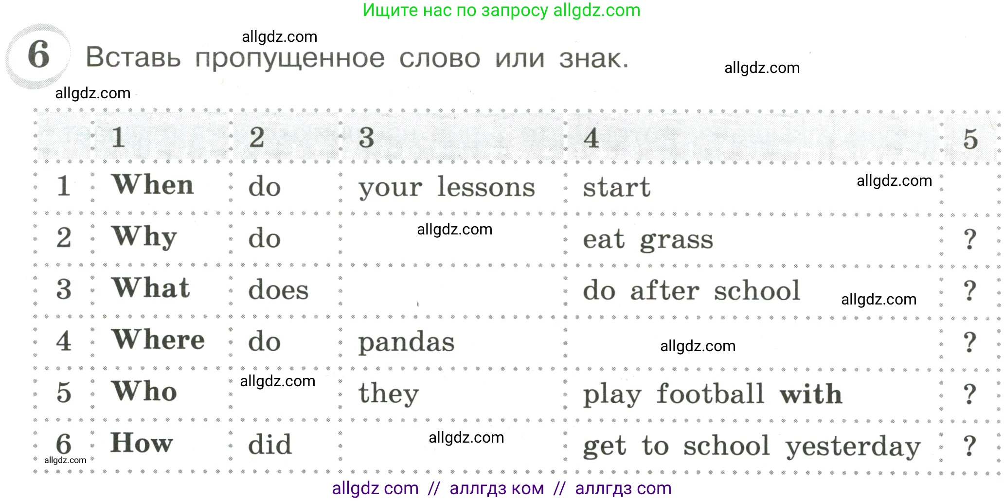 Английский язык (english), 4 класс сборник грамматических упражнений, автор: Рязанцева Светлана Борисовна, издательство Просвещение, Москва, 2023, белого цвета, страница 74, номер 6, Условие