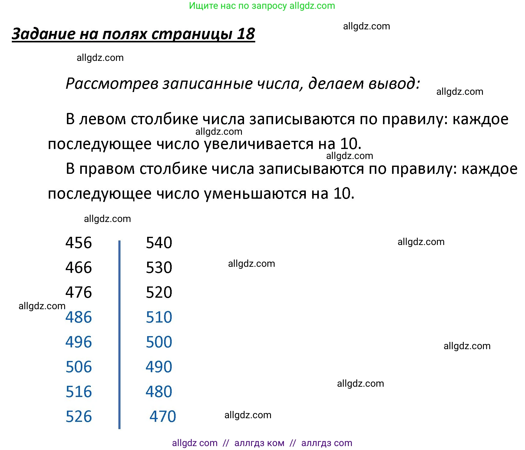 Математика, 4 класс Учебник, авторы: Моро Мария Игнатьевна, Бантова Мария Александровна, Бельтюкова Галина Васильевна, Волкова Светлана Ивановна, Степанова Светлана Вячеславовна, издательство Просвещение, Москва, 2023, белого цвета, Часть 1, страница 18, Решение 1