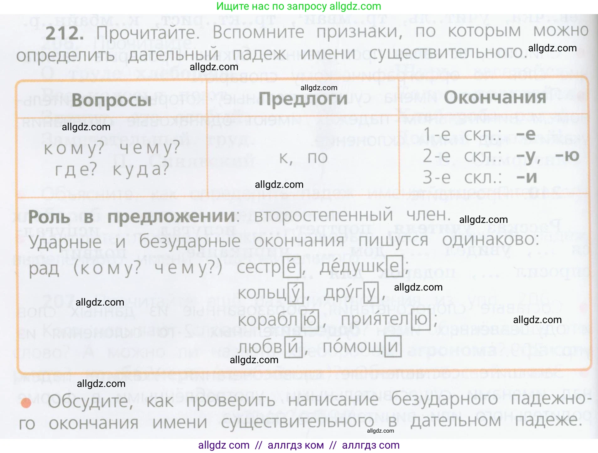Русский язык, 4 класс Учебник, авторы: Канакина Валентина Павловна, Горецкий Всеслав Гаврилович, издательство Просвещение, Москва, 2023, белого цвета, Часть 1, страница 112, номер 212, Условие