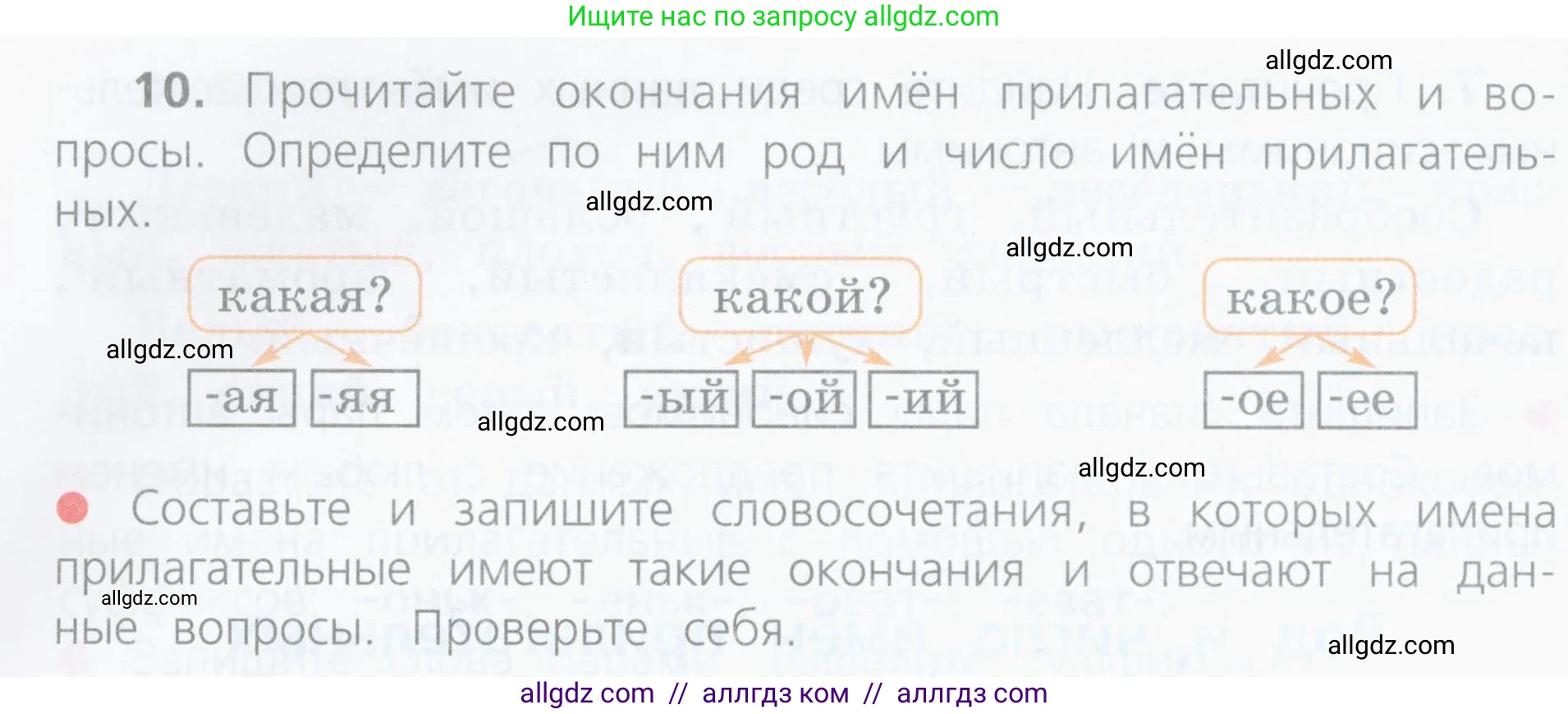 Русский язык, 4 класс Учебник, авторы: Канакина Валентина Павловна, Горецкий Всеслав Гаврилович, издательство Просвещение, Москва, 2023, белого цвета, Часть 2, страница 8, номер 10, Условие