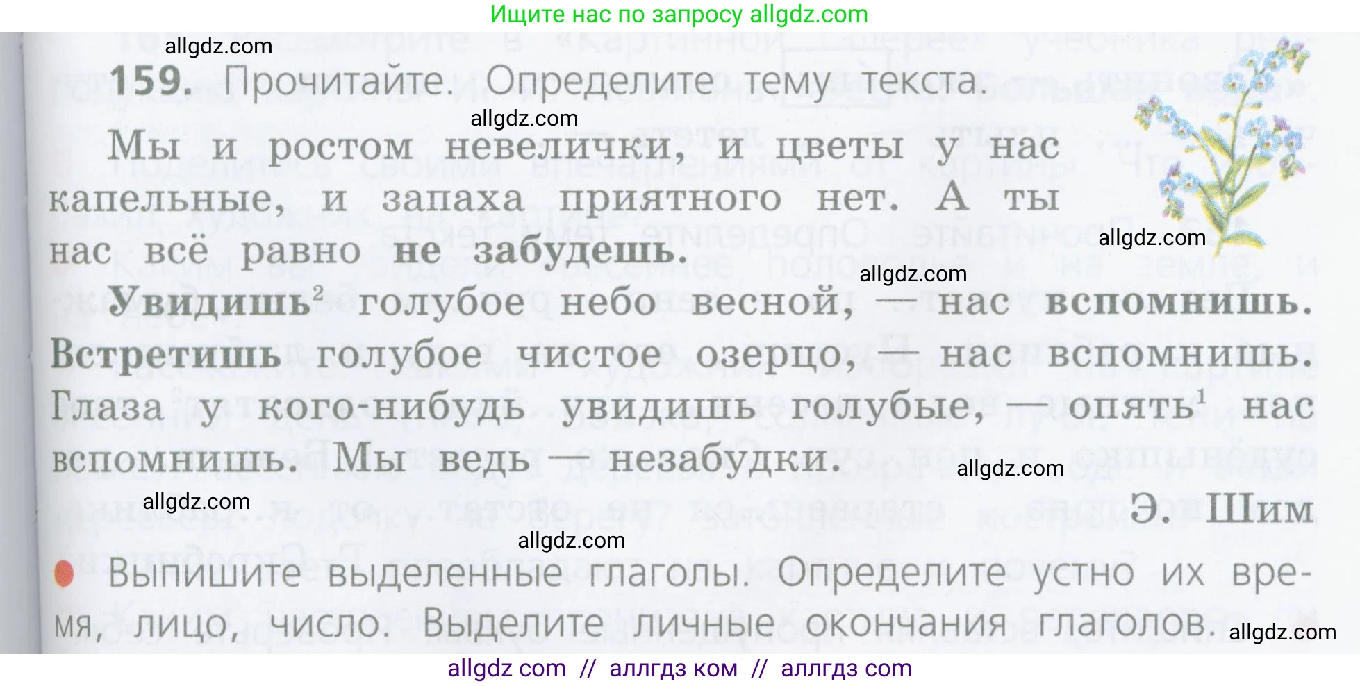 Русский язык, 4 класс Учебник, авторы: Канакина Валентина Павловна, Горецкий Всеслав Гаврилович, издательство Просвещение, Москва, 2023, белого цвета, Часть 2, страница 81, номер 159, Условие