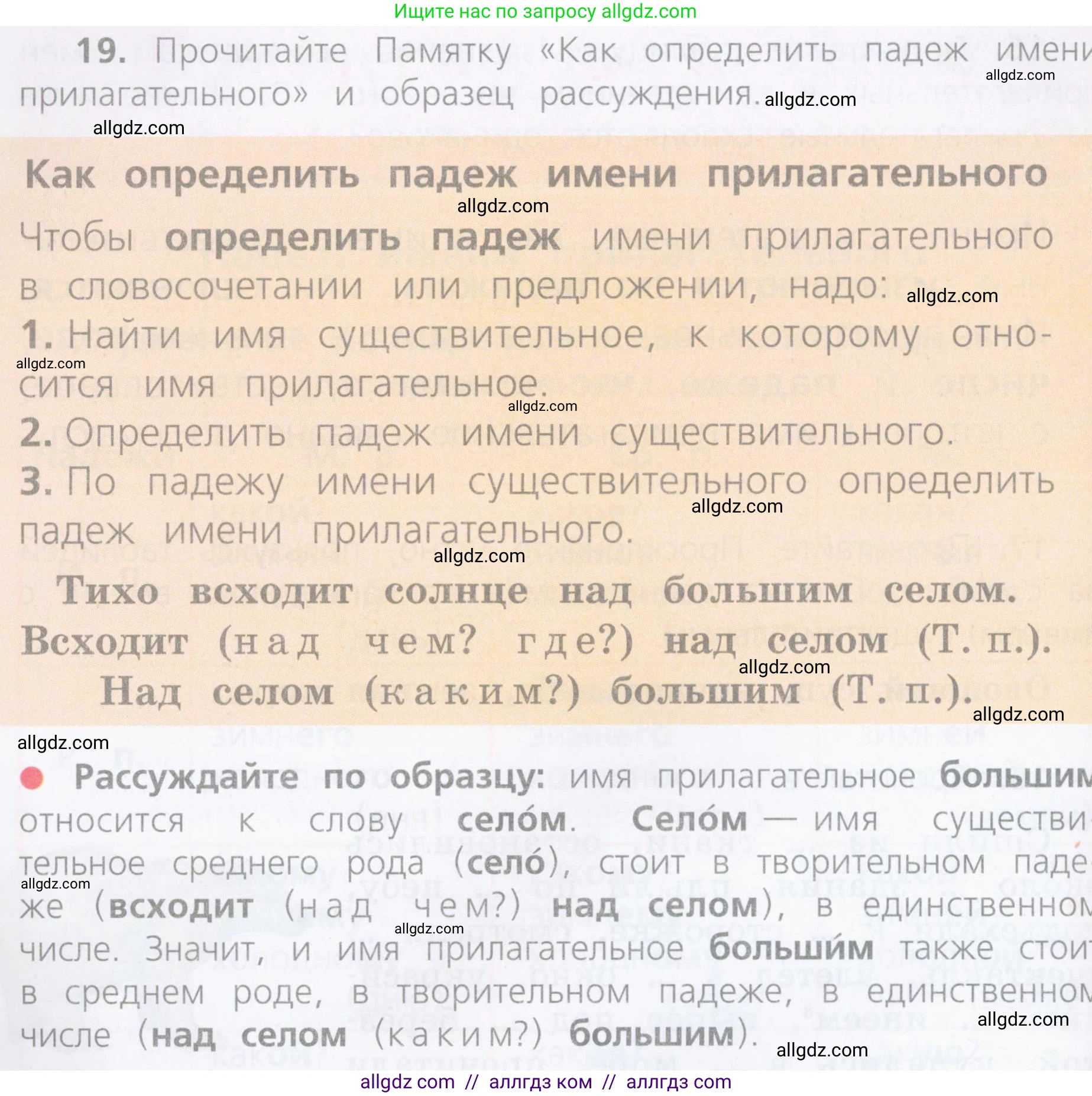 Русский язык, 4 класс Учебник, авторы: Канакина Валентина Павловна, Горецкий Всеслав Гаврилович, издательство Просвещение, Москва, 2023, белого цвета, Часть 2, страница 12, номер 19, Условие