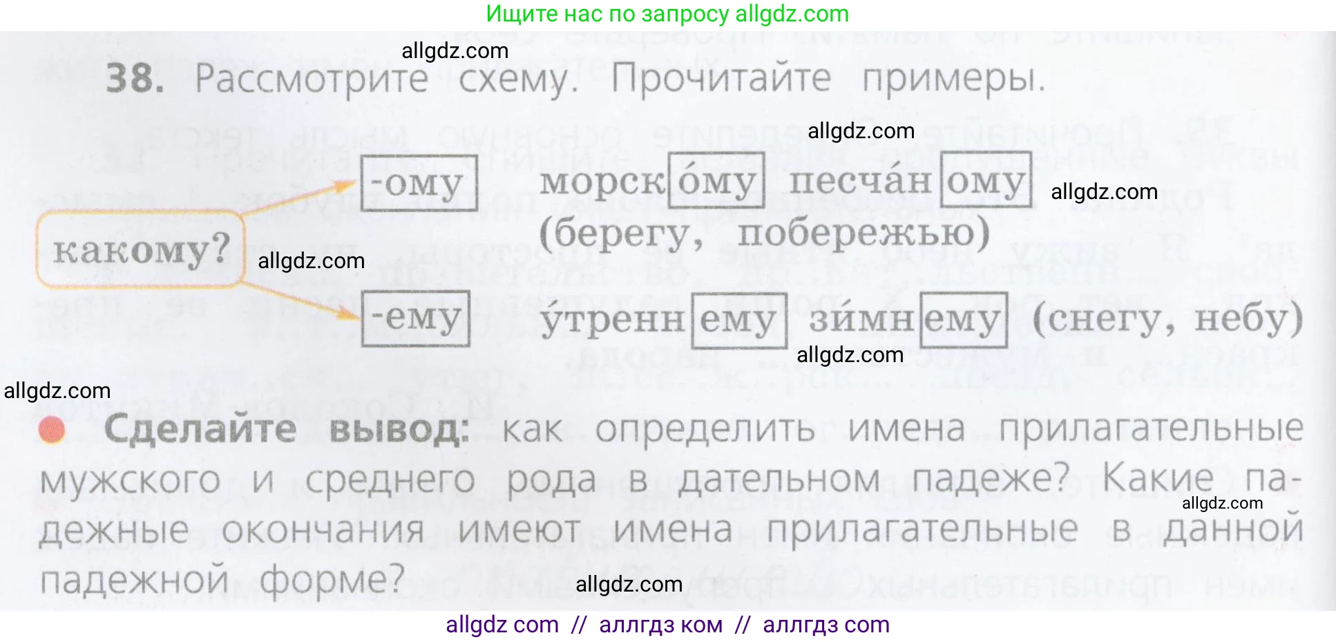 Русский язык, 4 класс Учебник, авторы: Канакина Валентина Павловна, Горецкий Всеслав Гаврилович, издательство Просвещение, Москва, 2023, белого цвета, Часть 2, страница 20, номер 38, Условие