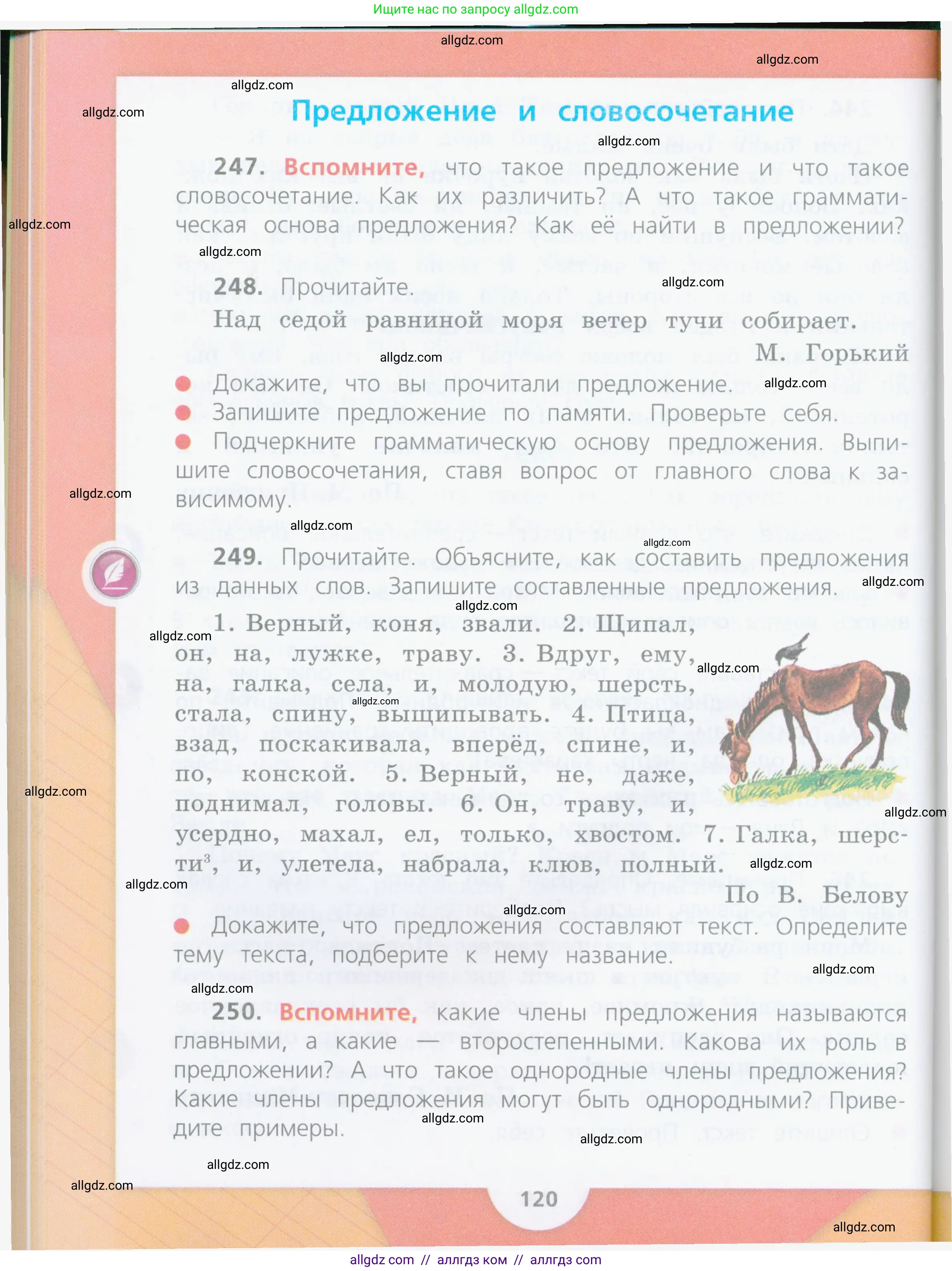 Русский язык, 4 класс Учебник, авторы: Канакина Валентина Павловна, Горецкий Всеслав Гаврилович, издательство Просвещение, Москва, 2023, белого цвета, Часть 2, страница 120