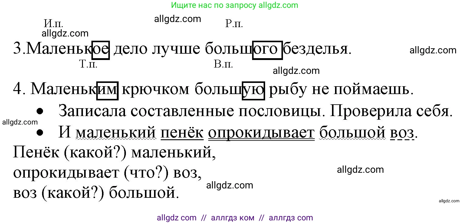 Русский язык, 4 класс Учебник, авторы: Канакина Валентина Павловна, Горецкий Всеслав Гаврилович, издательство Просвещение, Москва, 2023, белого цвета, Часть 2, страница 27, номер 55, Решение (продолжение 2)