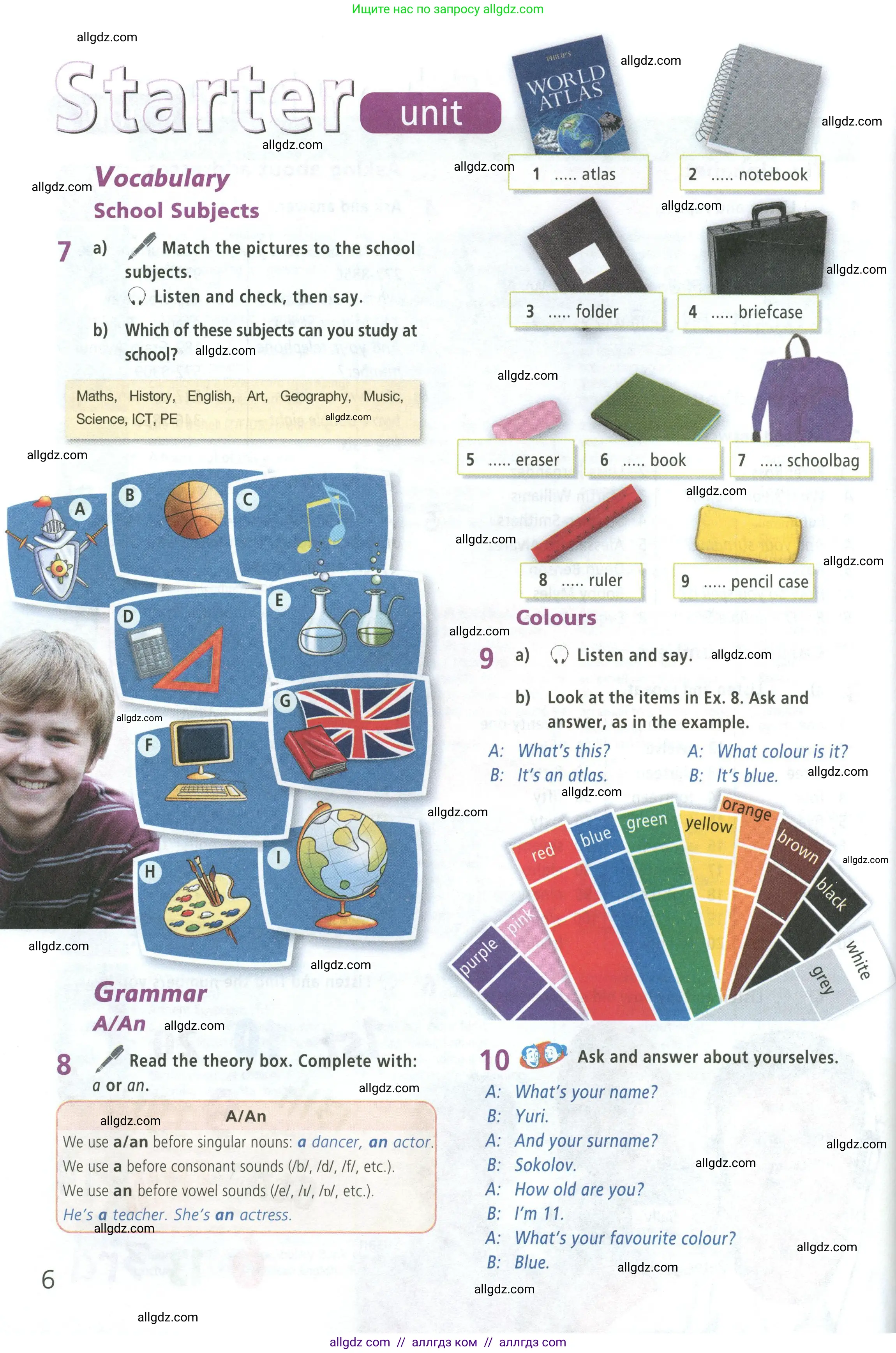 Английский язык (english), 5 класс Учебник (Student's book), авторы: Баранова Ксения Михайловна (Baranova Ksenia), Дули Дженни (Dooley Jenny), Копылова Виктория Викторовна (Kopylova Victoria), Мильруд Радислав Петрович (Millrood Radislav), Эванс Вирджиния (Evans Virginia), издательство Просвещение, Москва, 2023, белого цвета, страница 6