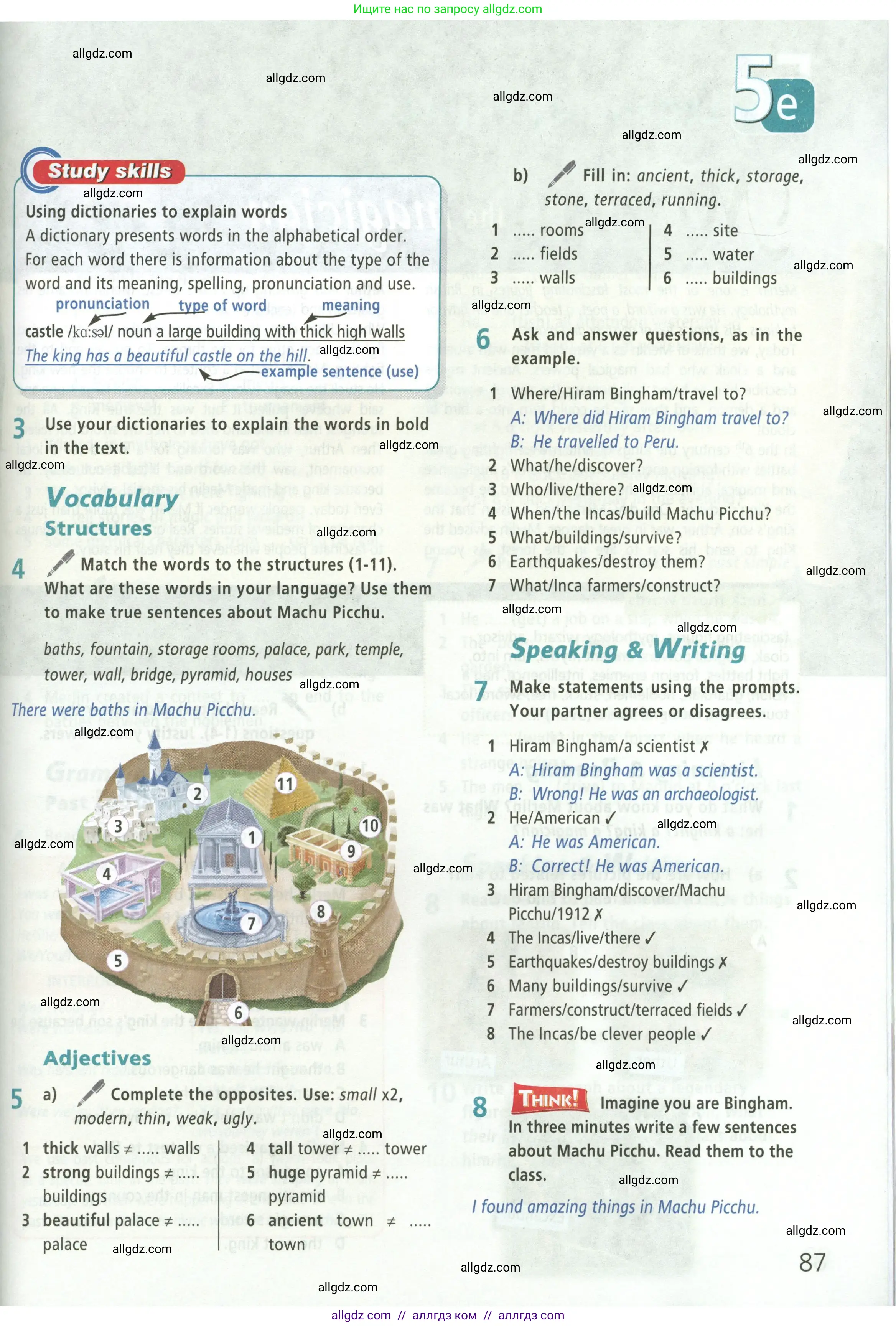 Английский язык (english), 5 класс Учебник (Student's book), авторы: Баранова Ксения Михайловна (Baranova Ksenia), Дули Дженни (Dooley Jenny), Копылова Виктория Викторовна (Kopylova Victoria), Мильруд Радислав Петрович (Millrood Radislav), Эванс Вирджиния (Evans Virginia), издательство Просвещение, Москва, 2023, белого цвета, страница 87