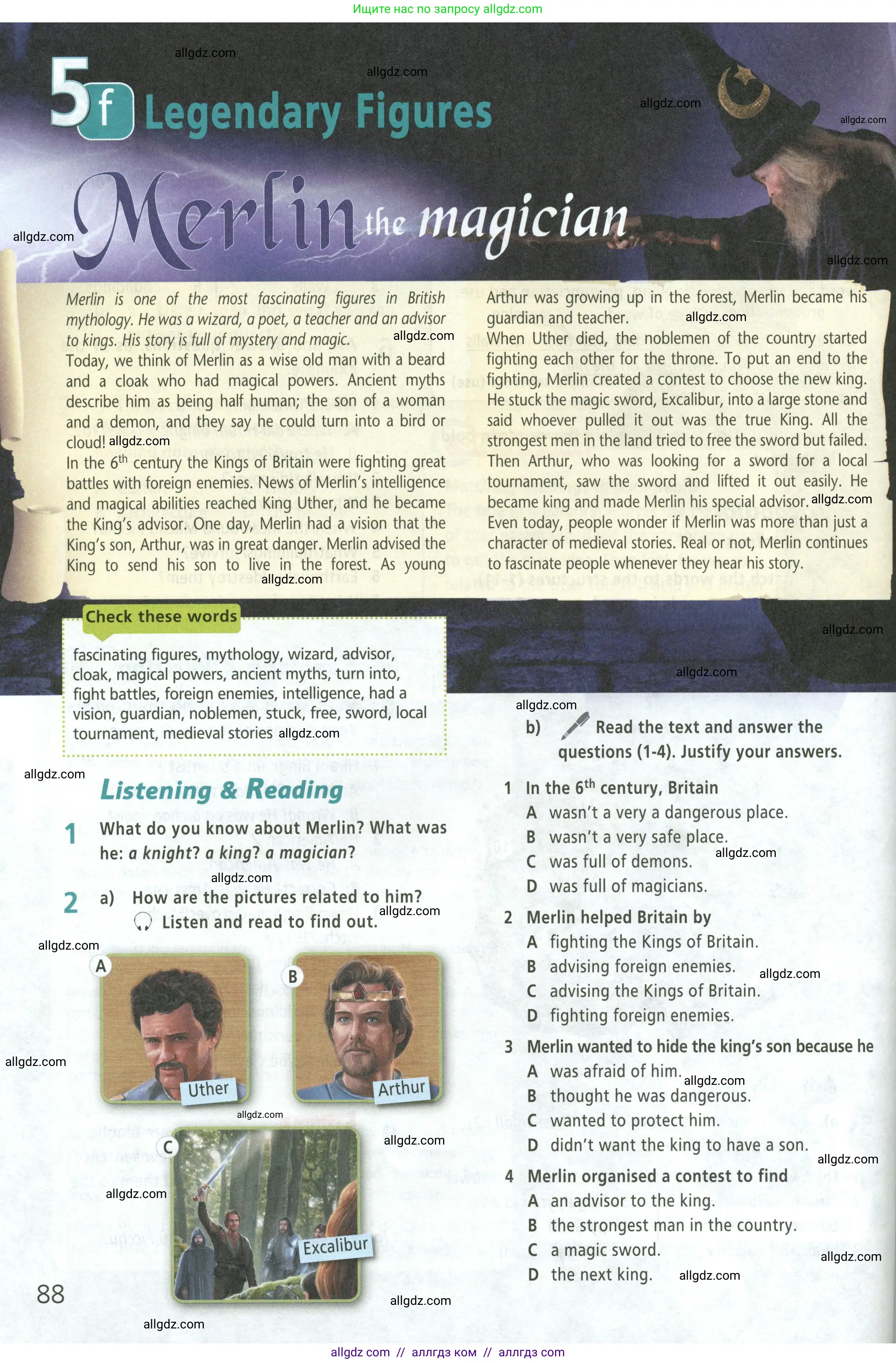 Английский язык (english), 5 класс Учебник (Student's book), авторы: Баранова Ксения Михайловна (Baranova Ksenia), Дули Дженни (Dooley Jenny), Копылова Виктория Викторовна (Kopylova Victoria), Мильруд Радислав Петрович (Millrood Radislav), Эванс Вирджиния (Evans Virginia), издательство Просвещение, Москва, 2023, белого цвета, страница 88