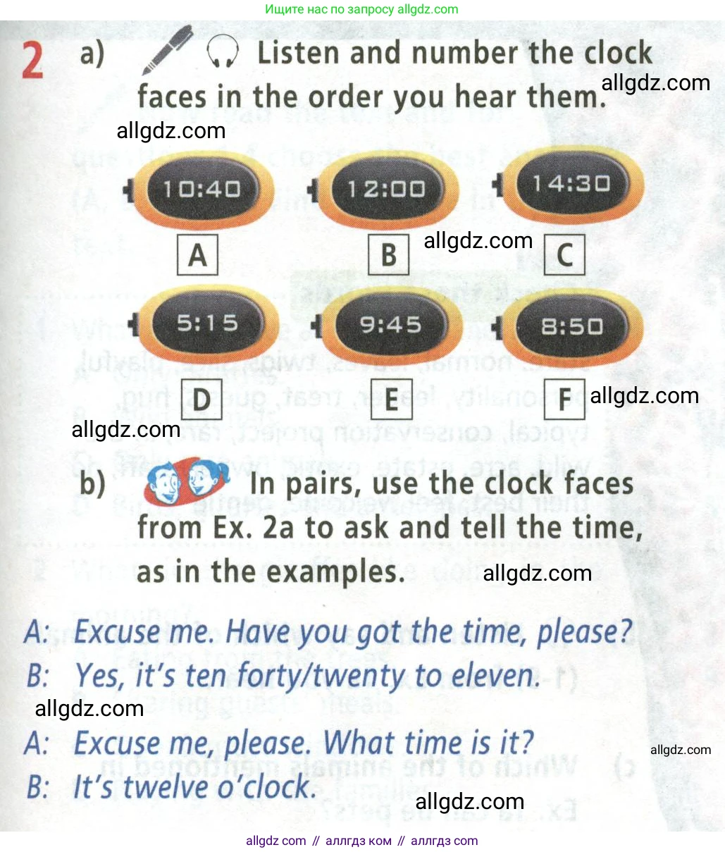 Английский язык (english), 5 класс Учебник (Student's book), авторы: Баранова Ксения Михайловна (Baranova Ksenia), Дули Дженни (Dooley Jenny), Копылова Виктория Викторовна (Kopylova Victoria), Мильруд Радислав Петрович (Millrood Radislav), Эванс Вирджиния (Evans Virginia), издательство Просвещение, Москва, 2023, белого цвета, страница 49, номер 2, Условие