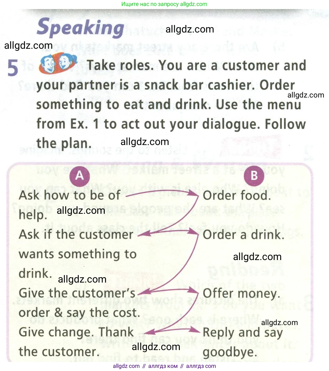 Английский язык (english), 5 класс Учебник (Student's book), авторы: Баранова Ксения Михайловна (Baranova Ksenia), Дули Дженни (Dooley Jenny), Копылова Виктория Викторовна (Kopylova Victoria), Мильруд Радислав Петрович (Millrood Radislav), Эванс Вирджиния (Evans Virginia), издательство Просвещение, Москва, 2023, белого цвета, страница 67, номер 5, Условие