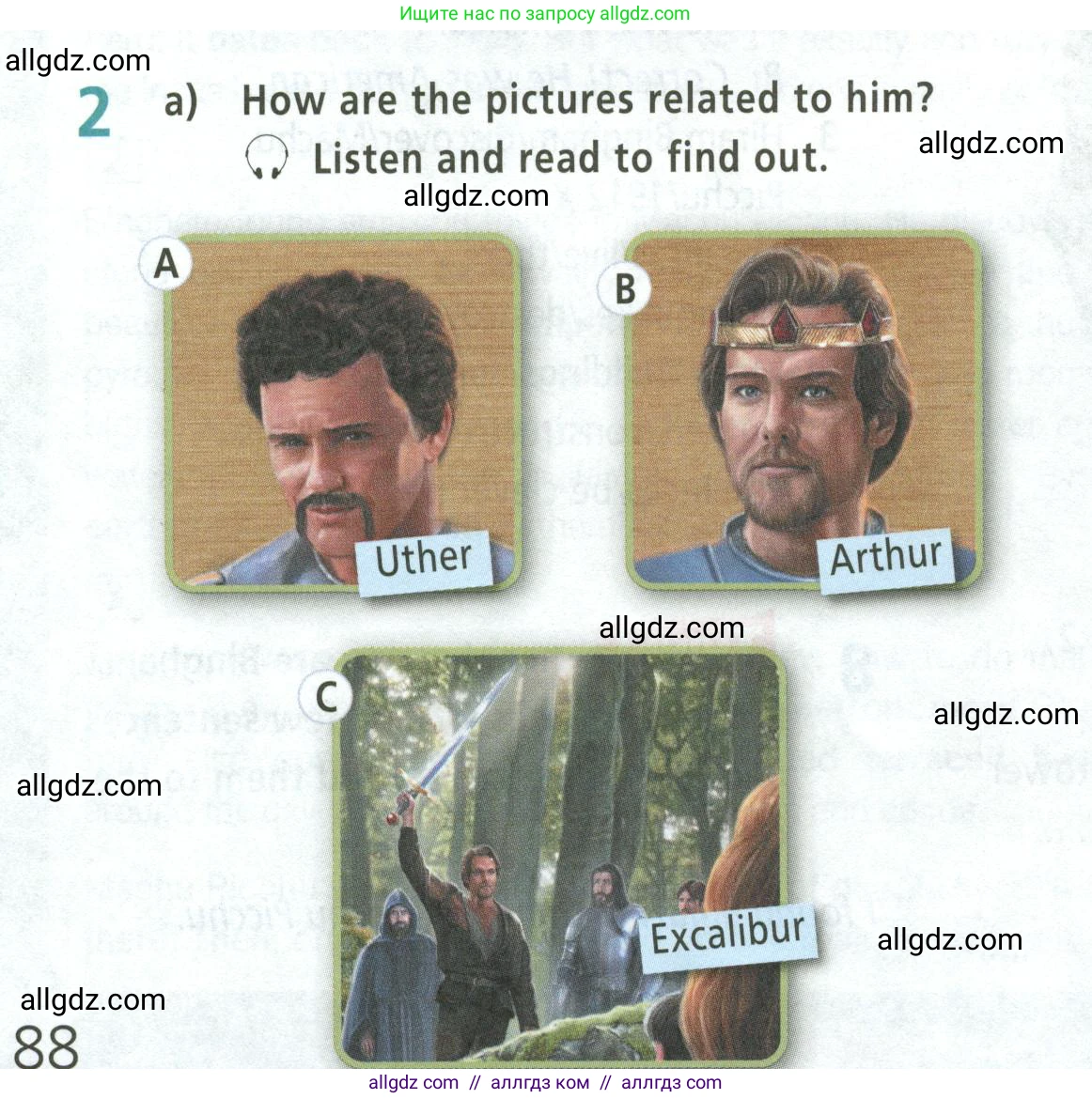 Английский язык (english), 5 класс Учебник (Student's book), авторы: Баранова Ксения Михайловна (Baranova Ksenia), Дули Дженни (Dooley Jenny), Копылова Виктория Викторовна (Kopylova Victoria), Мильруд Радислав Петрович (Millrood Radislav), Эванс Вирджиния (Evans Virginia), издательство Просвещение, Москва, 2023, белого цвета, страница 88, номер 2, Условие