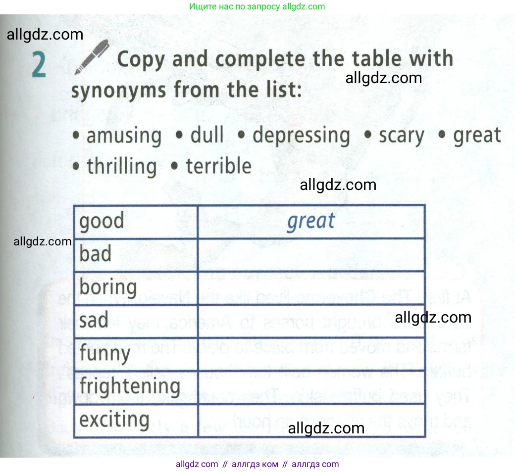 Английский язык (english), 5 класс Учебник (Student's book), авторы: Баранова Ксения Михайловна (Baranova Ksenia), Дули Дженни (Dooley Jenny), Копылова Виктория Викторовна (Kopylova Victoria), Мильруд Радислав Петрович (Millrood Radislav), Эванс Вирджиния (Evans Virginia), издательство Просвещение, Москва, 2023, белого цвета, страница 91, номер 2, Условие