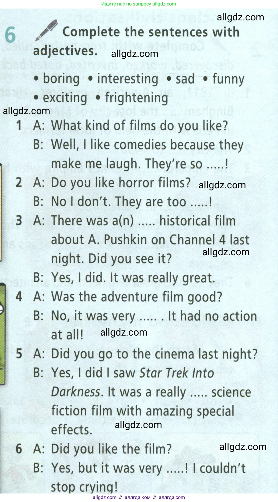 Английский язык (english), 5 класс Учебник (Student's book), авторы: Баранова Ксения Михайловна (Baranova Ksenia), Дули Дженни (Dooley Jenny), Копылова Виктория Викторовна (Kopylova Victoria), Мильруд Радислав Петрович (Millrood Radislav), Эванс Вирджиния (Evans Virginia), издательство Просвещение, Москва, 2023, белого цвета, страница 144, номер 6, Условие