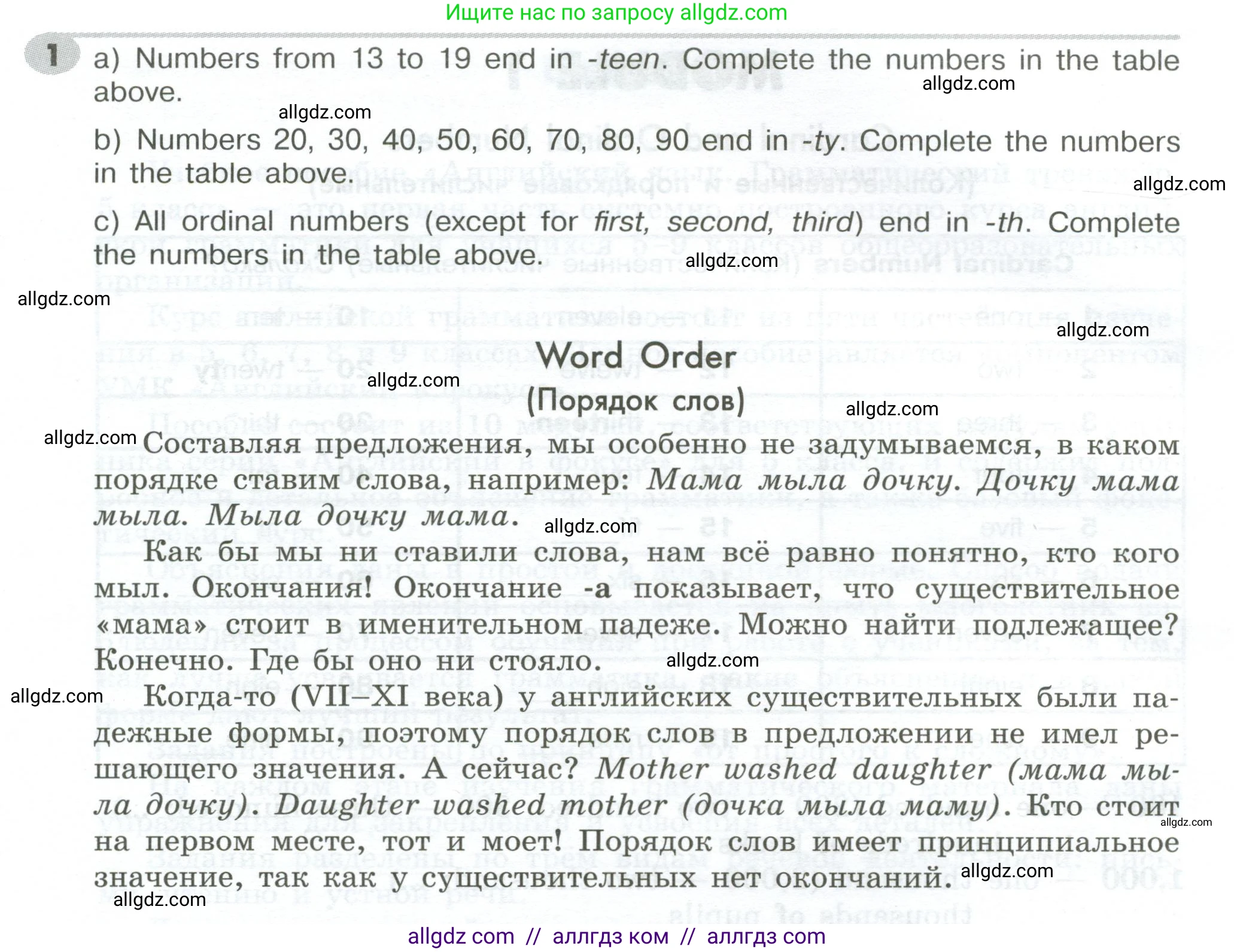 Английский язык (english), 5 класс Грамматический тренажёр, автор: Тимофеева Светлана Леонидовна, издательство Просвещение, Москва, 2023, оранжевого цвета, страница 8, номер 1, Условие 2023-2027