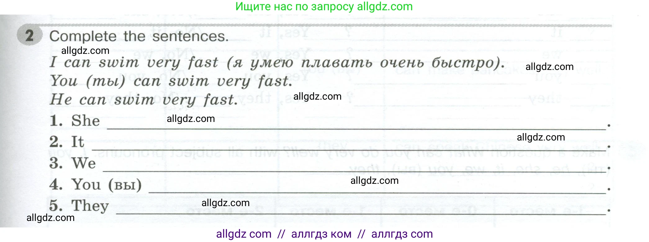 Английский язык (english), 5 класс Грамматический тренажёр, автор: Тимофеева Светлана Леонидовна, издательство Просвещение, Москва, 2023, оранжевого цвета, страница 49, номер 2, Условие 2023-2027