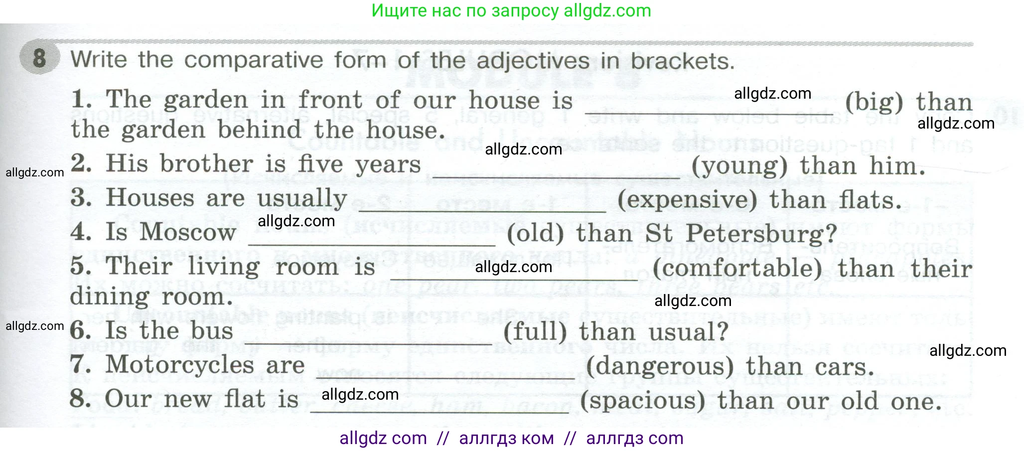 Английский язык (english), 5 класс Грамматический тренажёр, автор: Тимофеева Светлана Леонидовна, издательство Просвещение, Москва, 2023, оранжевого цвета, страница 93, номер 8, Условие 2023-2027