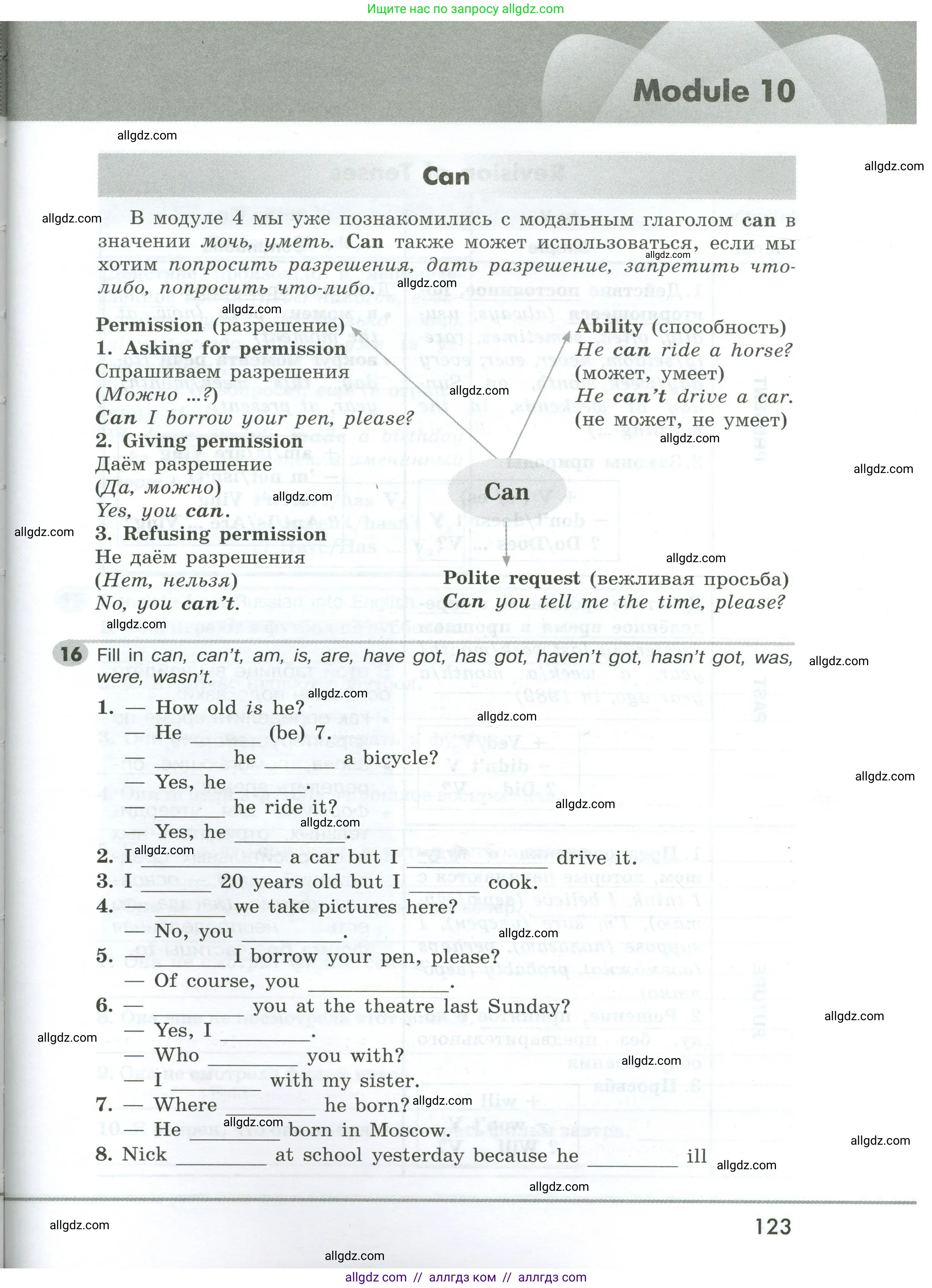 Английский язык (english), 5 класс Грамматический тренажёр, автор: Тимофеева Светлана Леонидовна, издательство Просвещение, Москва, 2023, оранжевого цвета, страница 123