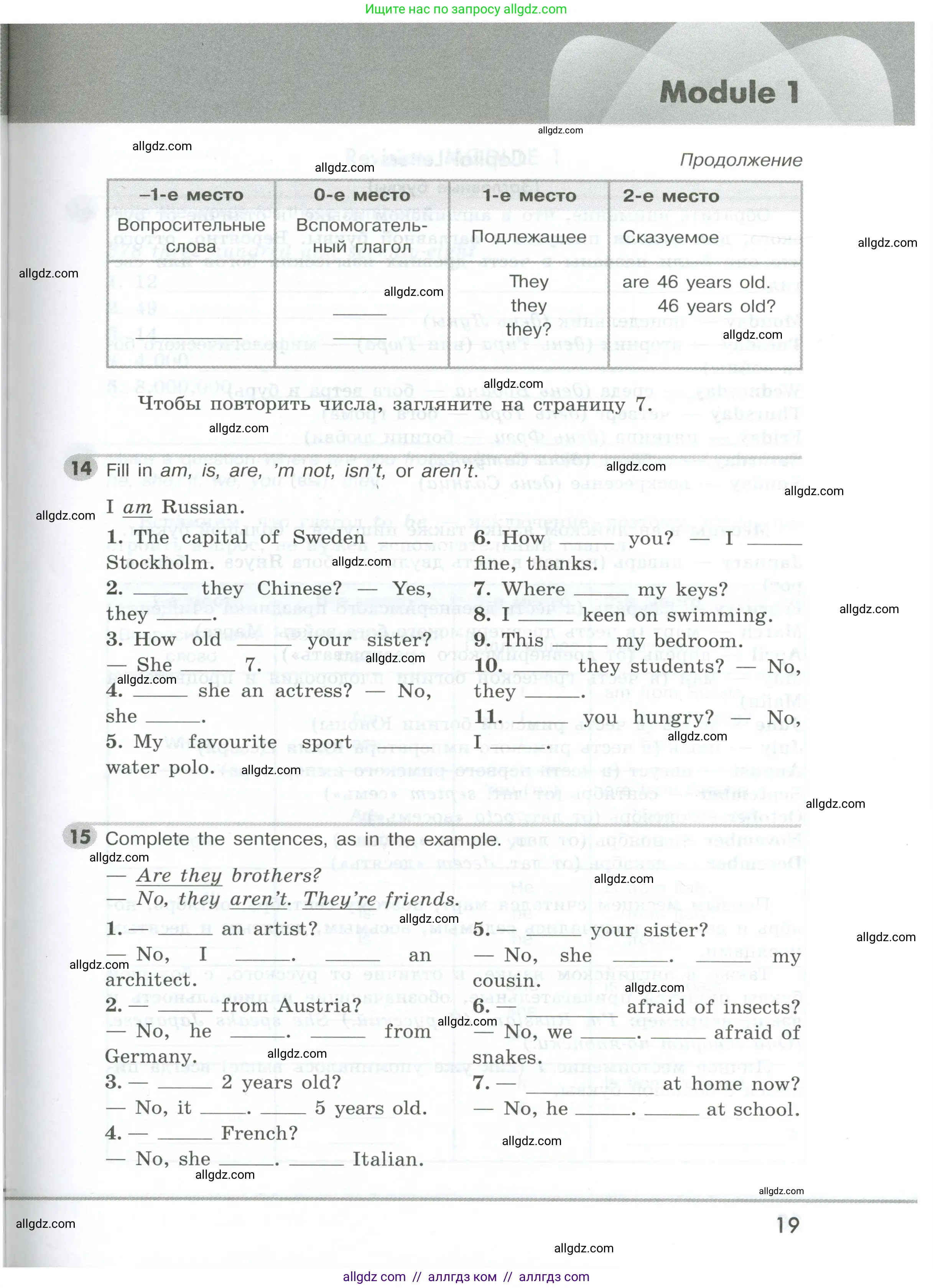 Английский язык (english), 5 класс Грамматический тренажёр, автор: Тимофеева Светлана Леонидовна, издательство Просвещение, Москва, 2023, оранжевого цвета, страница 19