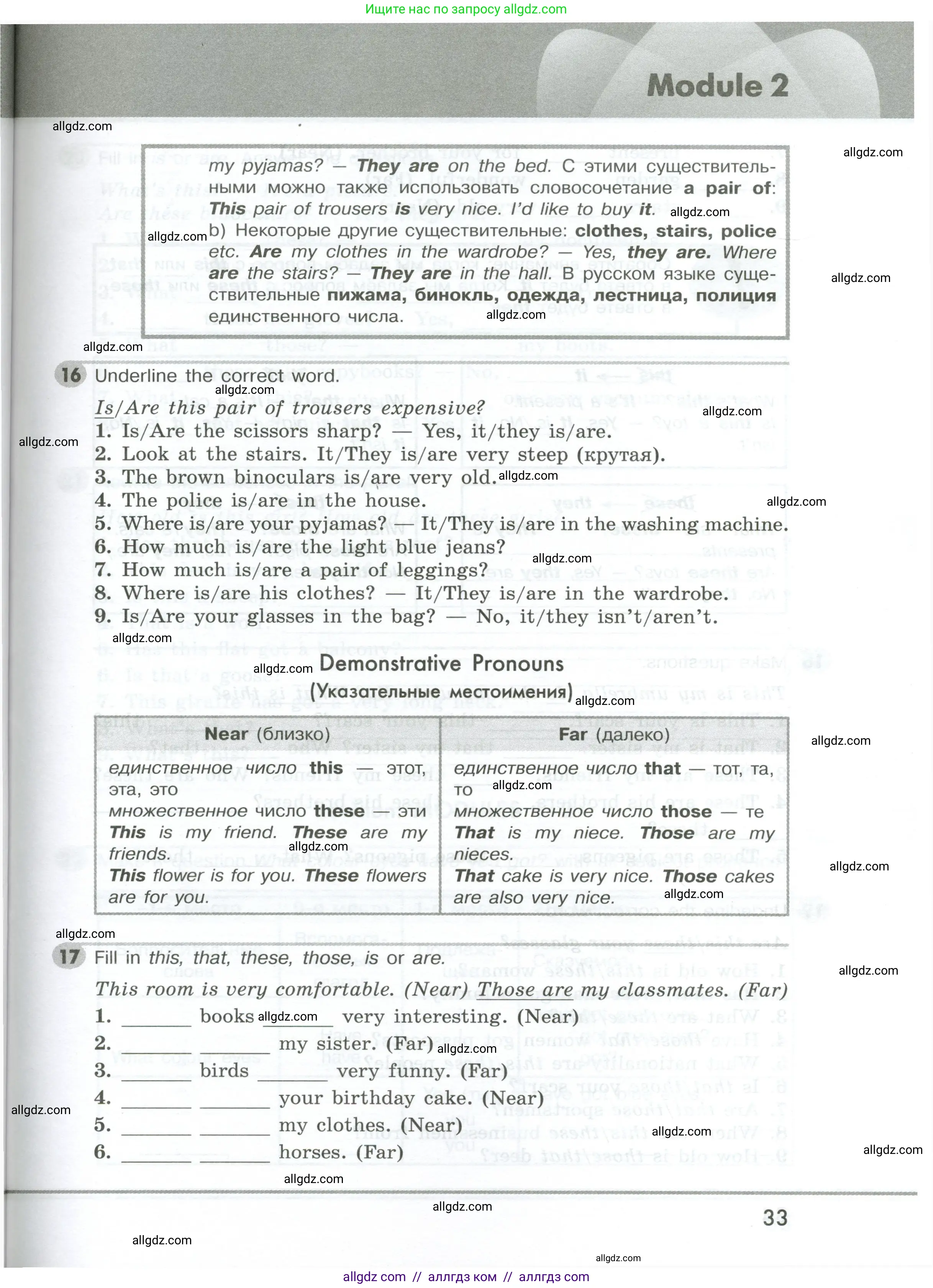 Английский язык (english), 5 класс Грамматический тренажёр, автор: Тимофеева Светлана Леонидовна, издательство Просвещение, Москва, 2023, оранжевого цвета, страница 33
