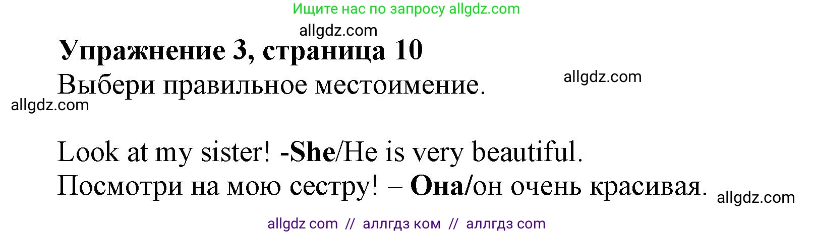 Английский язык (english), 5 класс Грамматический тренажёр, автор: Тимофеева Светлана Леонидовна, издательство Просвещение, Москва, 2023, оранжевого цвета, страница 10, номер 3, Решение 1 (2023-2027)