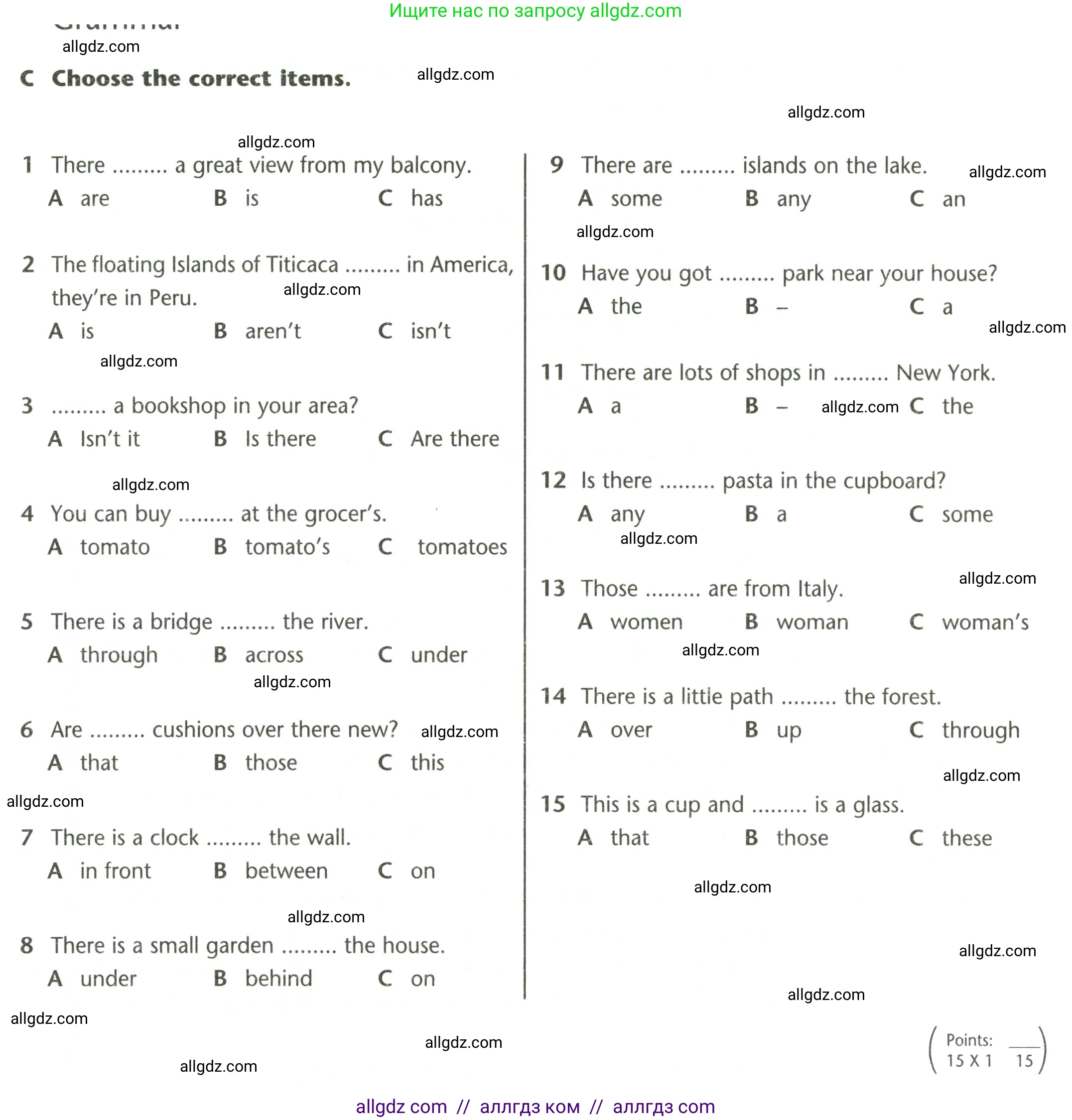 Английский язык (english), 5 класс контрольные задания (test booklet), авторы: Баранова Ксения Михайловна (Baranova Ksenia), Дули Дженни (Dooley Jenny), Копылова Виктория Викторовна (Kopylova Victoria), Мильруд Радислав Петрович (Millrood Radislav), Эванс Вирджиния (Evans Virginia), издательство Просвещение, Москва, 2023, серого цвета, страница 11, Условие