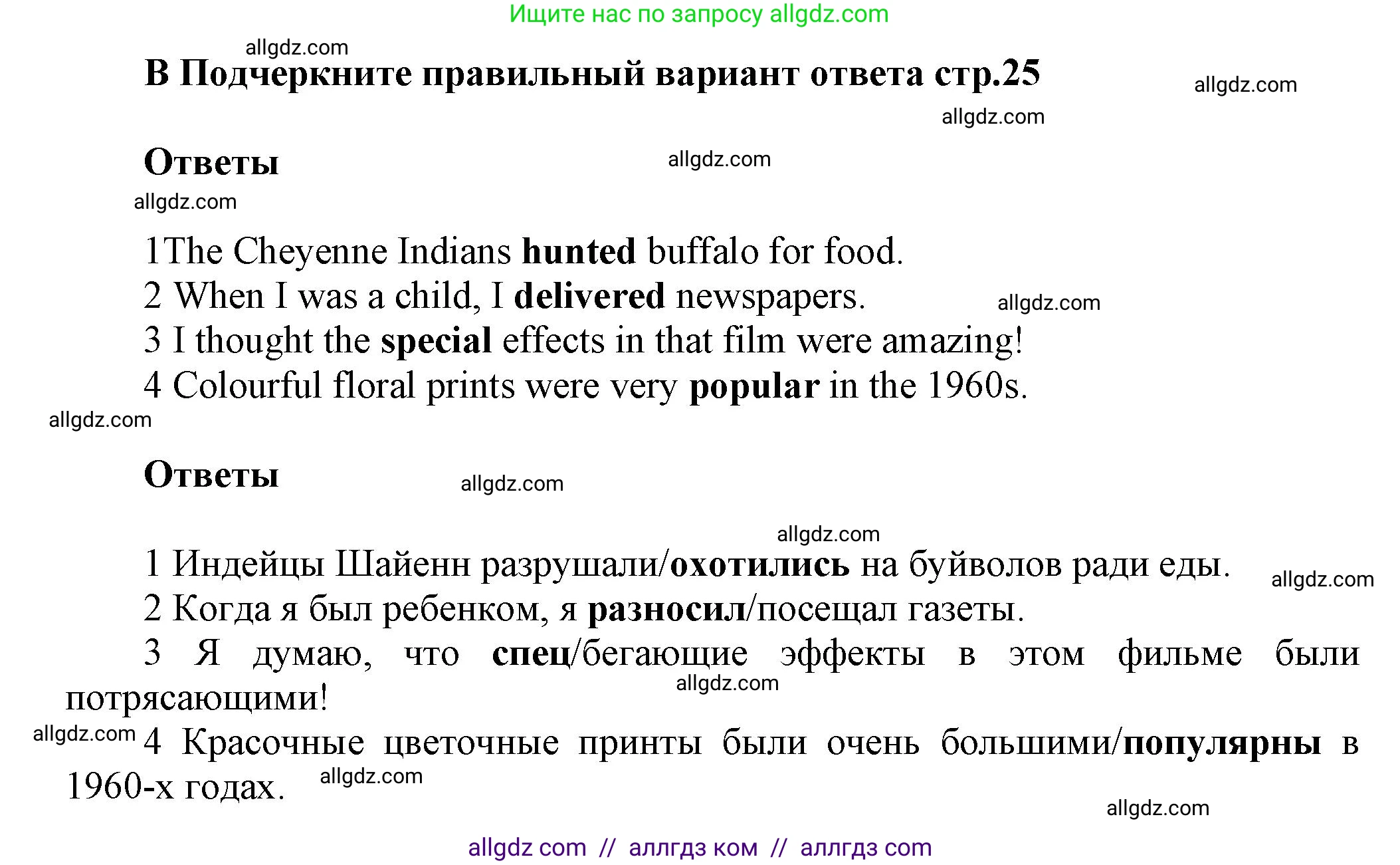 Английский язык (english), 5 класс контрольные задания (test booklet), авторы: Баранова Ксения Михайловна (Baranova Ksenia), Дули Дженни (Dooley Jenny), Копылова Виктория Викторовна (Kopylova Victoria), Мильруд Радислав Петрович (Millrood Radislav), Эванс Вирджиния (Evans Virginia), издательство Просвещение, Москва, 2023, серого цвета, страница 25, Решение