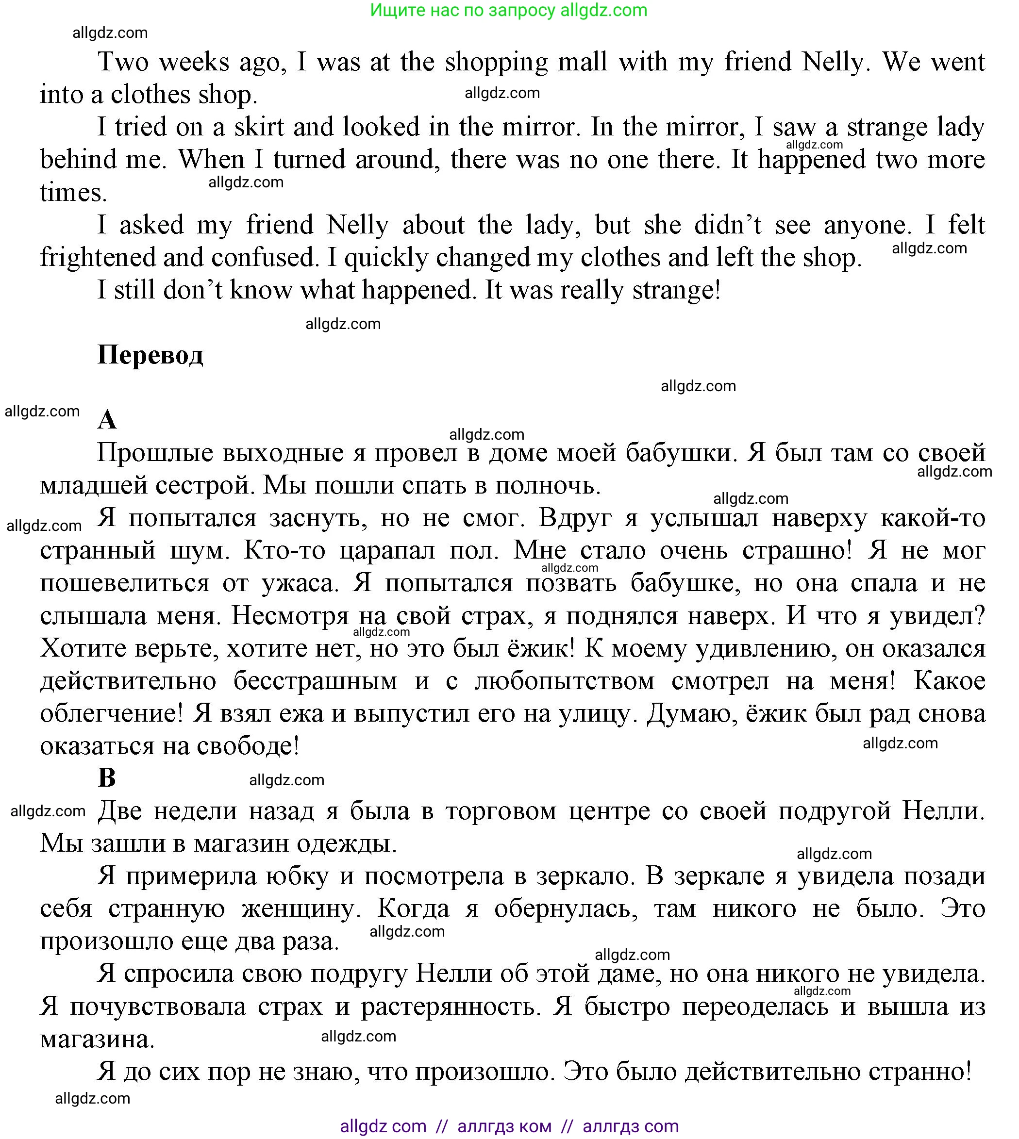 Английский язык (english), 5 класс контрольные задания (test booklet), авторы: Баранова Ксения Михайловна (Baranova Ksenia), Дули Дженни (Dooley Jenny), Копылова Виктория Викторовна (Kopylova Victoria), Мильруд Радислав Петрович (Millrood Radislav), Эванс Вирджиния (Evans Virginia), издательство Просвещение, Москва, 2023, серого цвета, страница 34, Решение (продолжение 2)