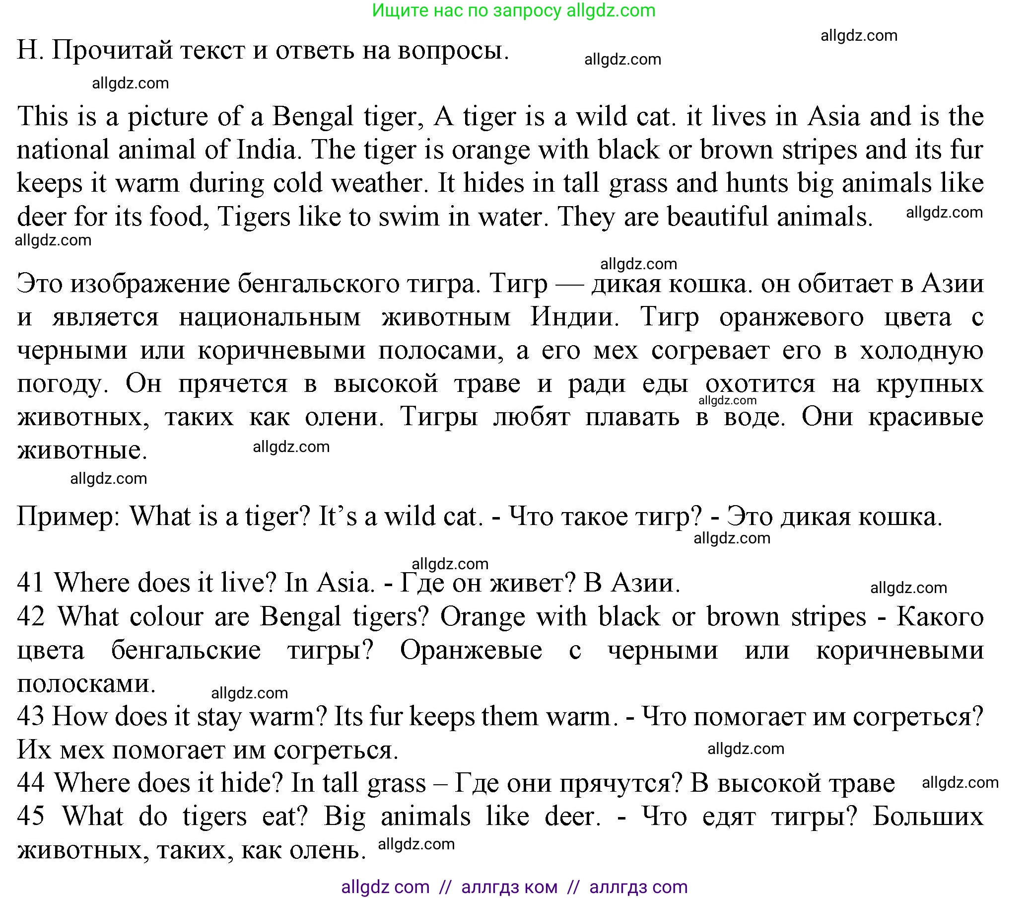 Английский язык (english), 5 класс контрольные задания (test booklet), авторы: Ваулина Юлия Евгеньевна (Vaulina Julia), Дули Дженни (Dooley Jenny), Подоляко Ольга Евгеньевна (Podolyako Olga), Эванс Вирджиния (Evans Virginia), издательство Просвещение, Москва, 2023, белого цвета, страница 43, номер H (41-45), Решение 1 (2023-2027)