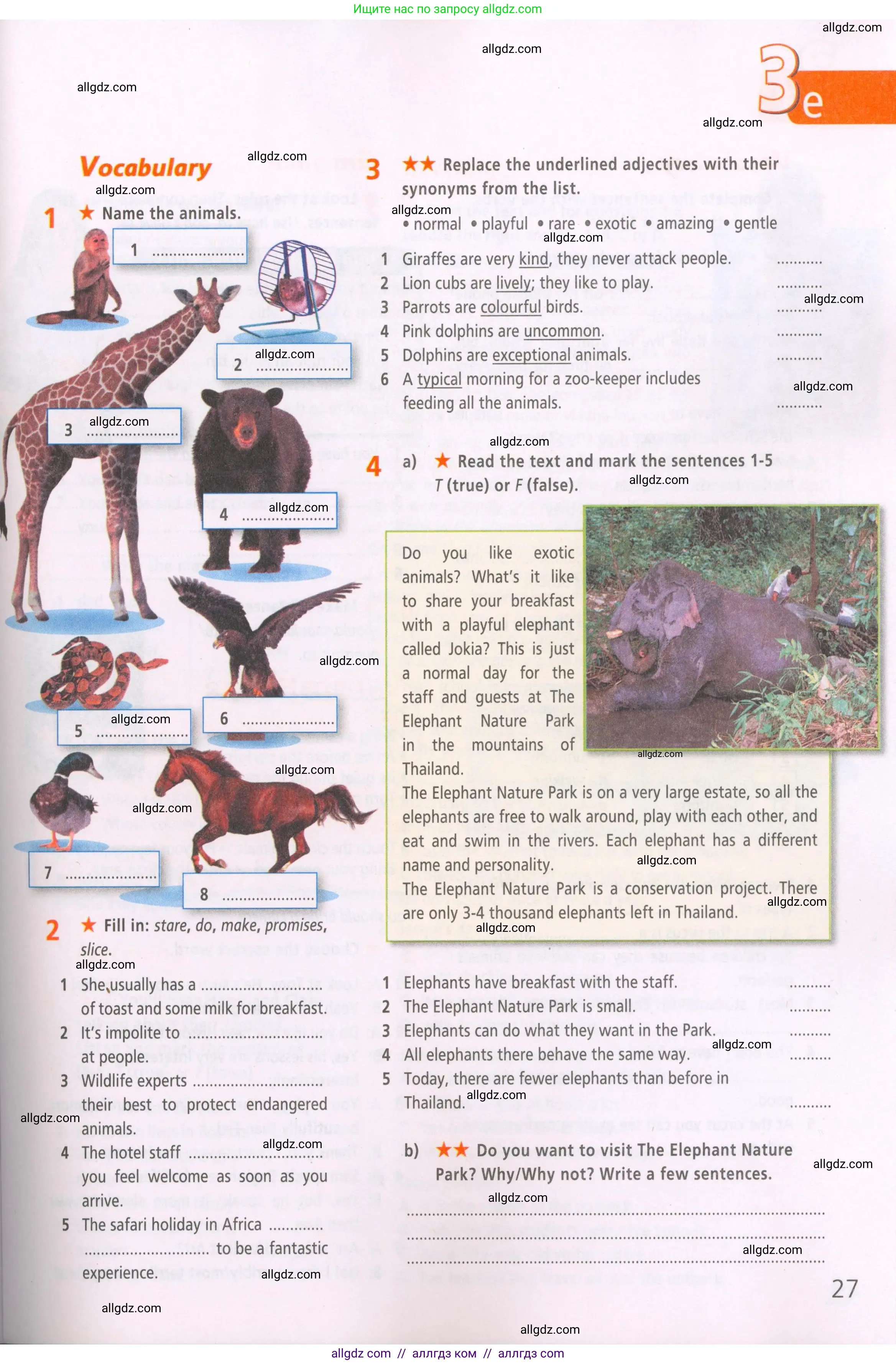 Английский язык (english), 5 класс Рабочая тетрадь (workbook), авторы: Баранова Ксения Михайловна (Baranova Ksenia), Дули Дженни (Dooley Jenny), Копылова Виктория Викторовна (Kopylova Victoria), Мильруд Радислав Петрович (Millrood Radislav), Эванс Вирджиния (Evans Virginia), издательство Просвещение, Москва, 2023, белого цвета, страница 27