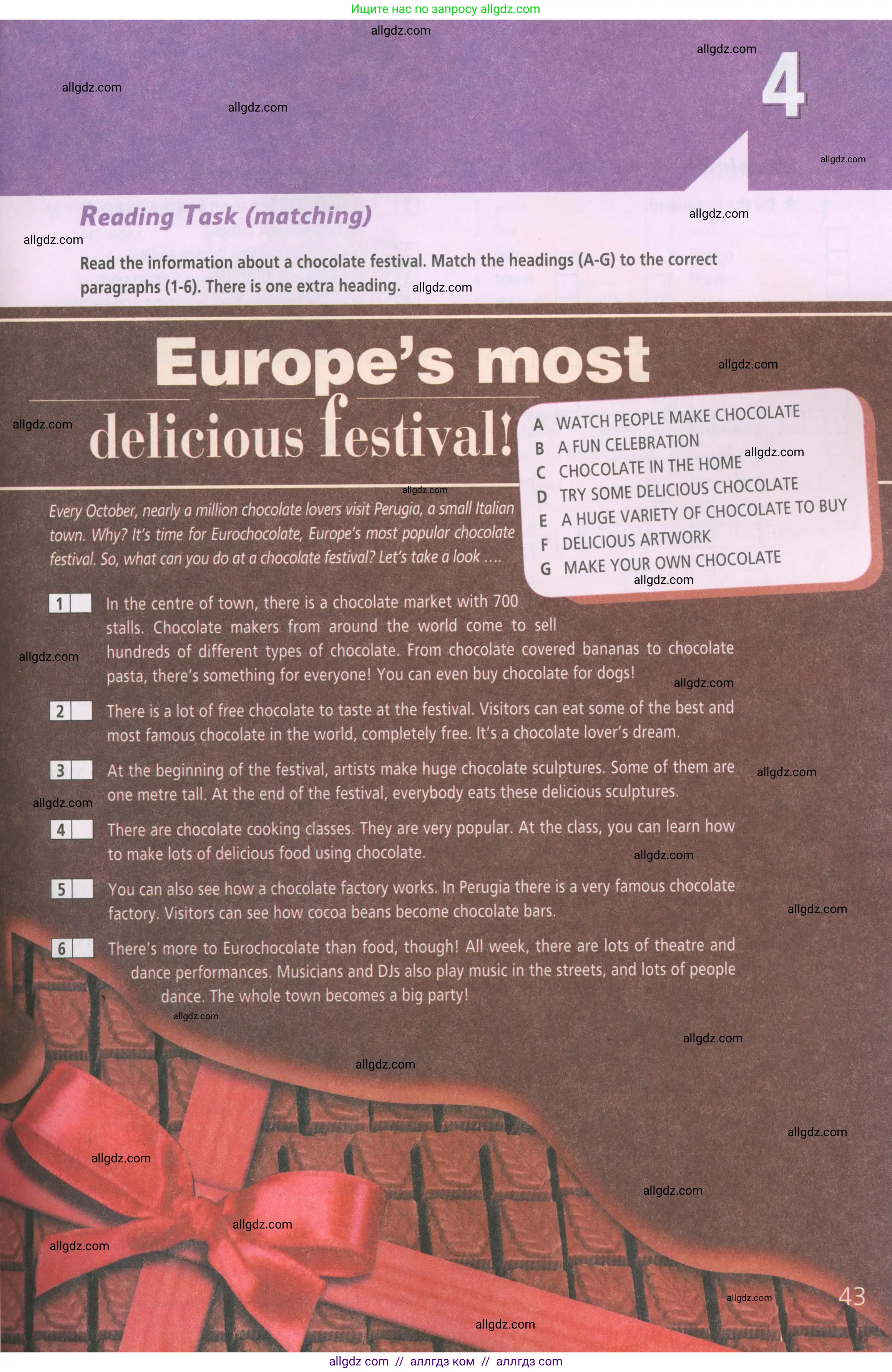 Английский язык (english), 5 класс Рабочая тетрадь (workbook), авторы: Баранова Ксения Михайловна (Baranova Ksenia), Дули Дженни (Dooley Jenny), Копылова Виктория Викторовна (Kopylova Victoria), Мильруд Радислав Петрович (Millrood Radislav), Эванс Вирджиния (Evans Virginia), издательство Просвещение, Москва, 2023, белого цвета, страница 43