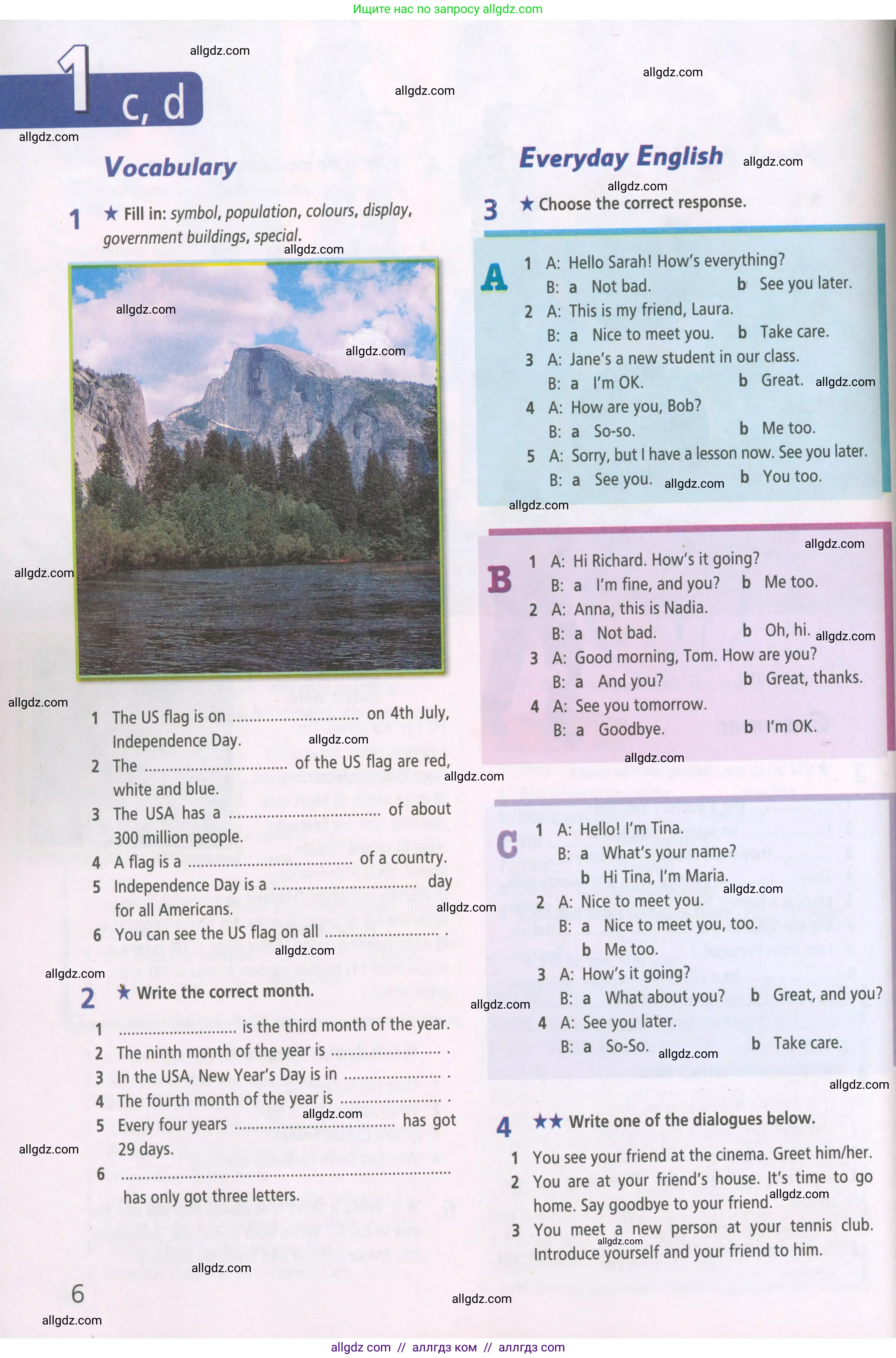 Английский язык (english), 5 класс Рабочая тетрадь (workbook), авторы: Баранова Ксения Михайловна (Baranova Ksenia), Дули Дженни (Dooley Jenny), Копылова Виктория Викторовна (Kopylova Victoria), Мильруд Радислав Петрович (Millrood Radislav), Эванс Вирджиния (Evans Virginia), издательство Просвещение, Москва, 2023, белого цвета, страница 6