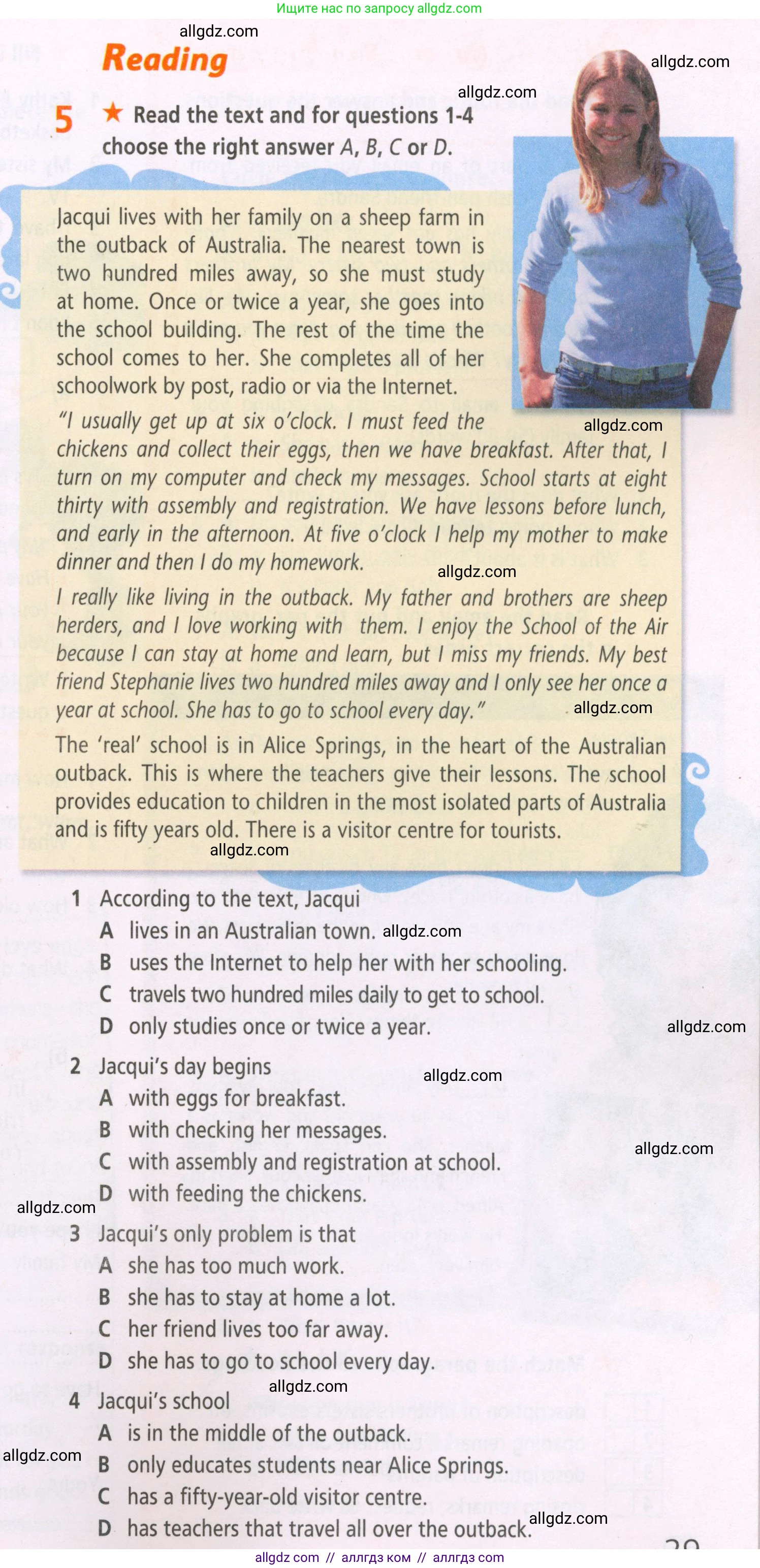 Английский язык (english), 5 класс Рабочая тетрадь (workbook), авторы: Баранова Ксения Михайловна (Baranova Ksenia), Дули Дженни (Dooley Jenny), Копылова Виктория Викторовна (Kopylova Victoria), Мильруд Радислав Петрович (Millrood Radislav), Эванс Вирджиния (Evans Virginia), издательство Просвещение, Москва, 2023, белого цвета, страница 29, номер 5, Условие